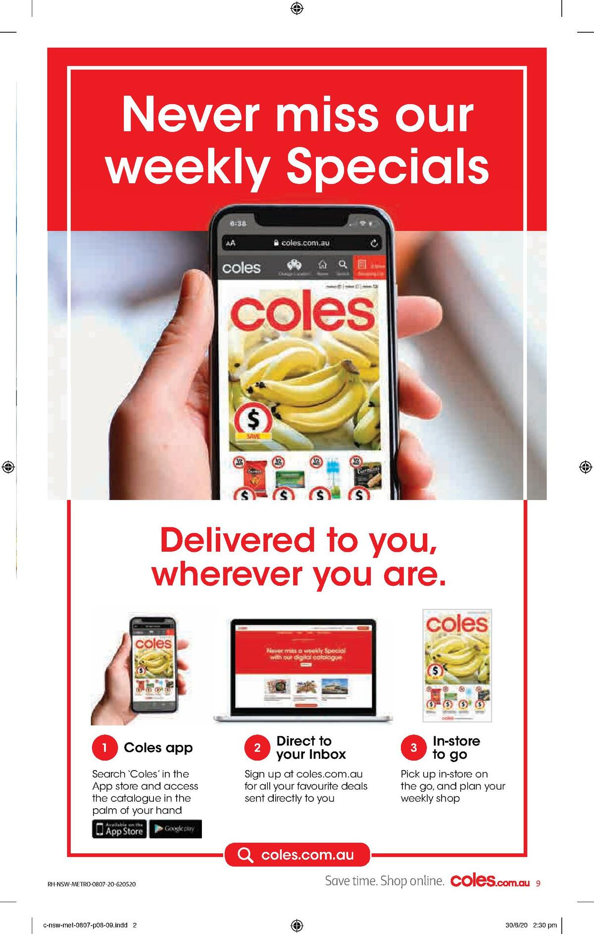 Coles Catalogues from 8 July