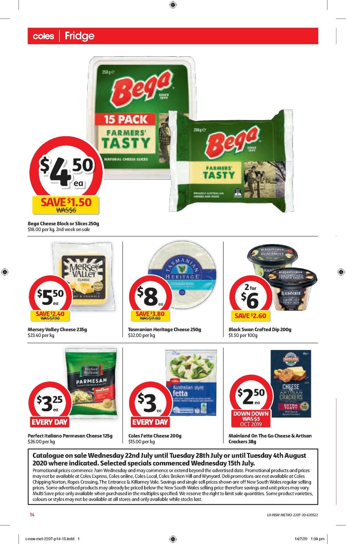 Coles Catalogues from 22 July