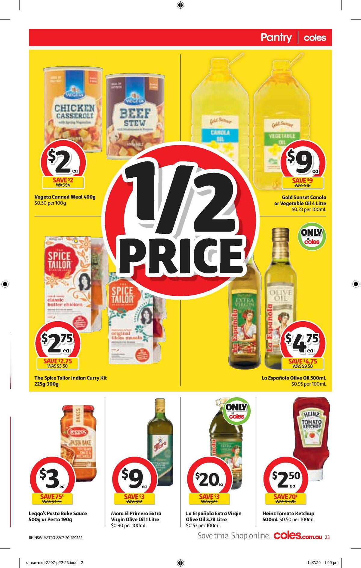 Coles Catalogues from 22 July