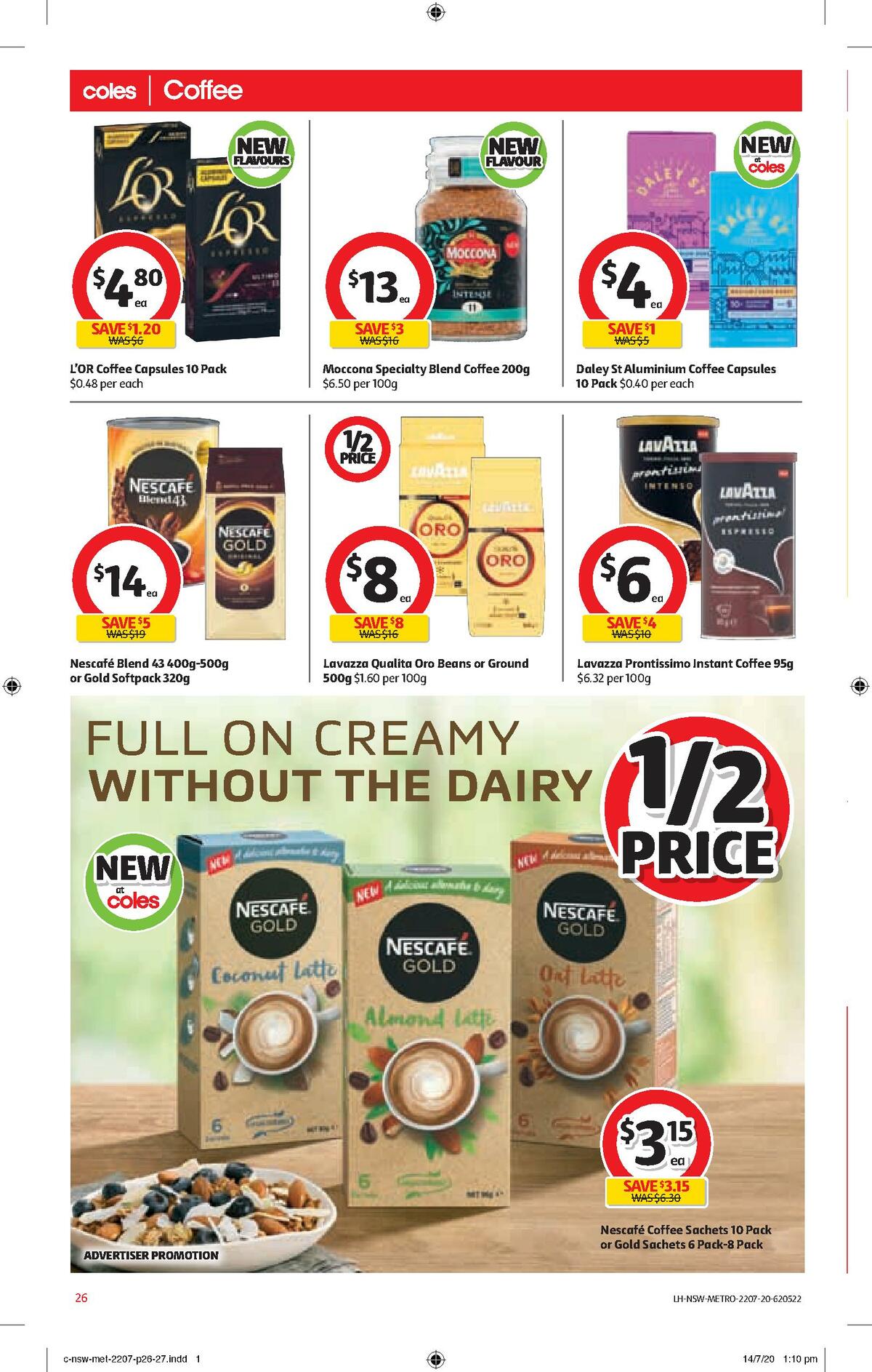 Coles Catalogues from 22 July