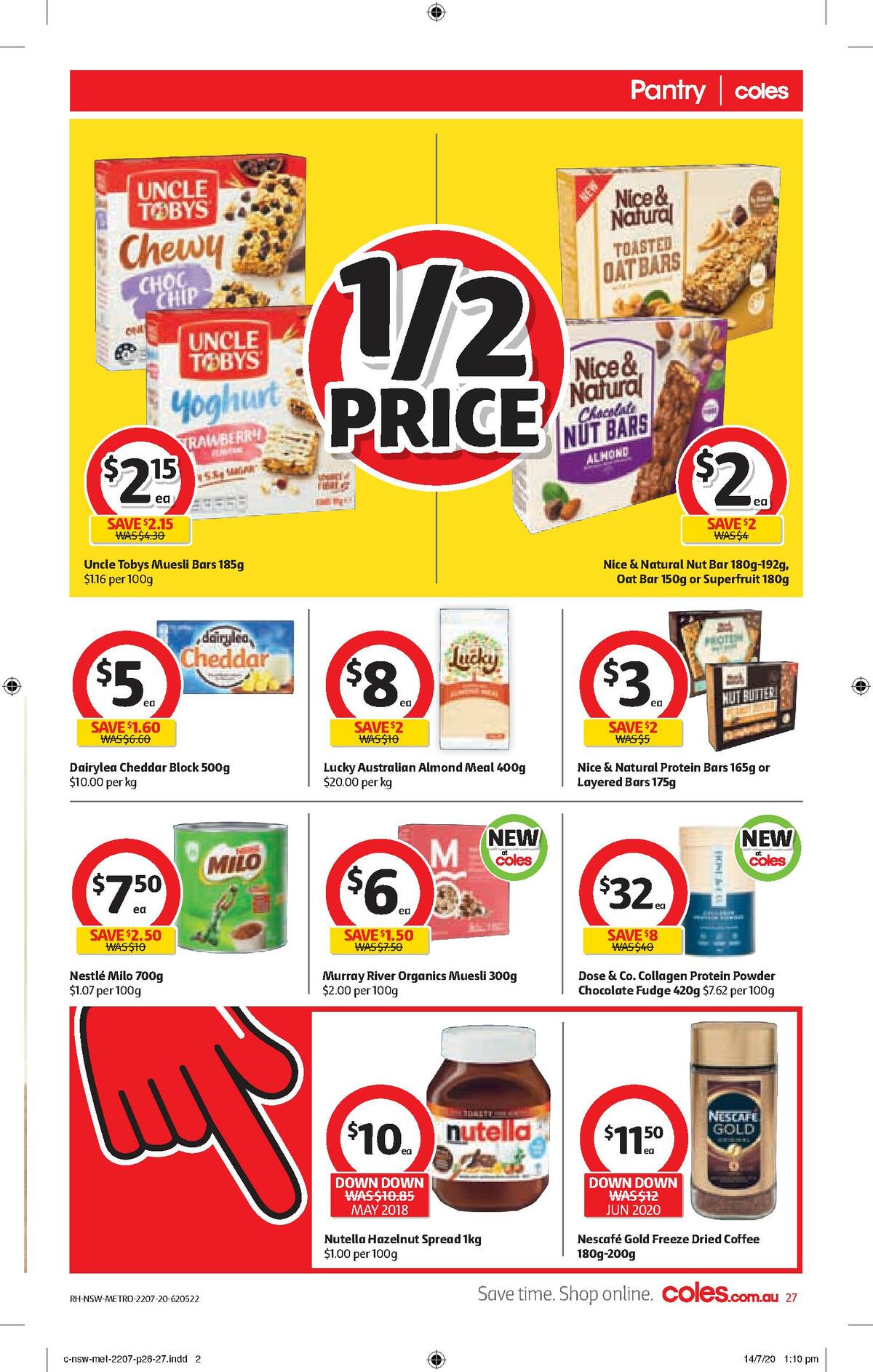 Coles Catalogues from 22 July