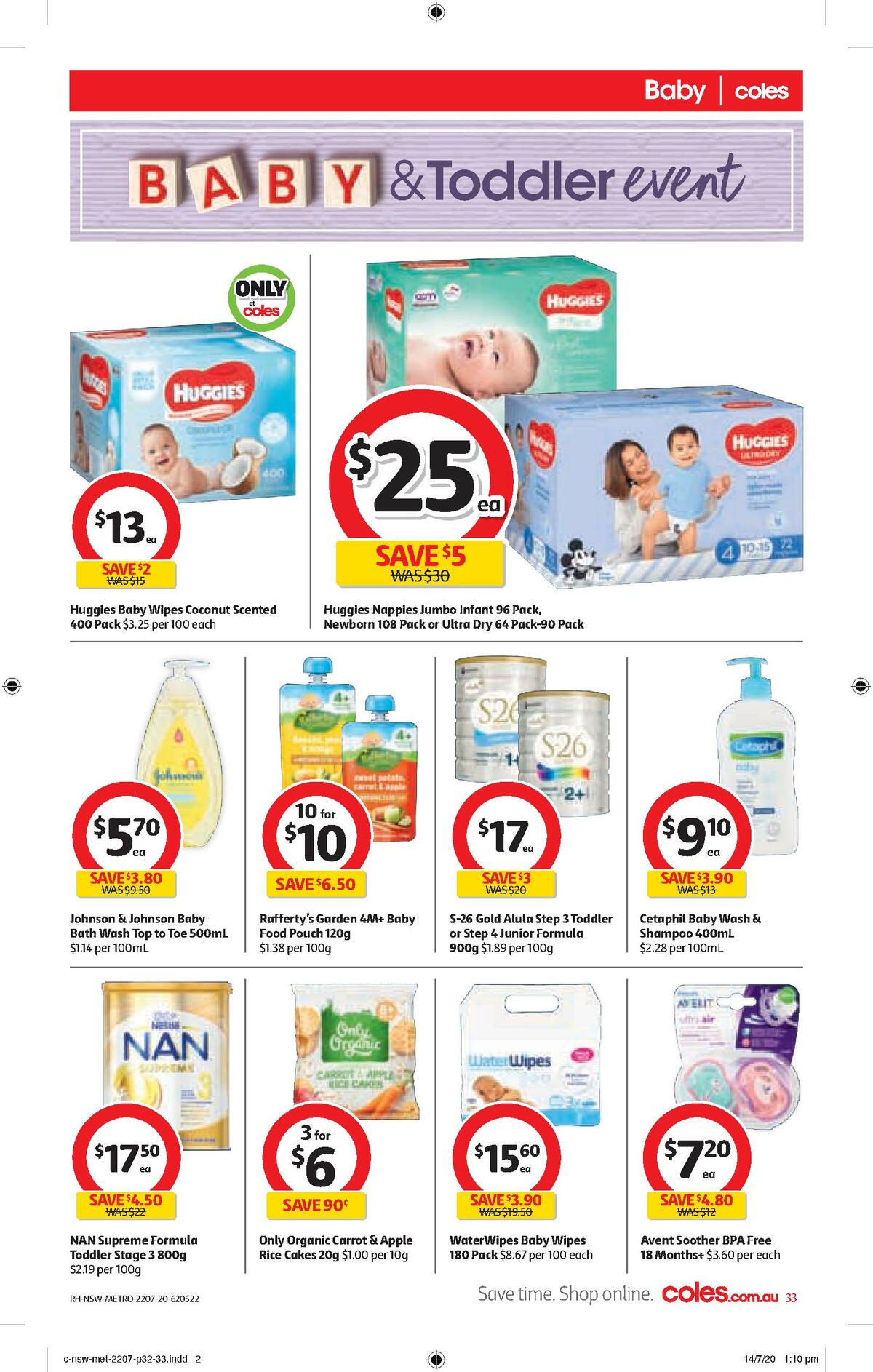 Coles Catalogues from 22 July