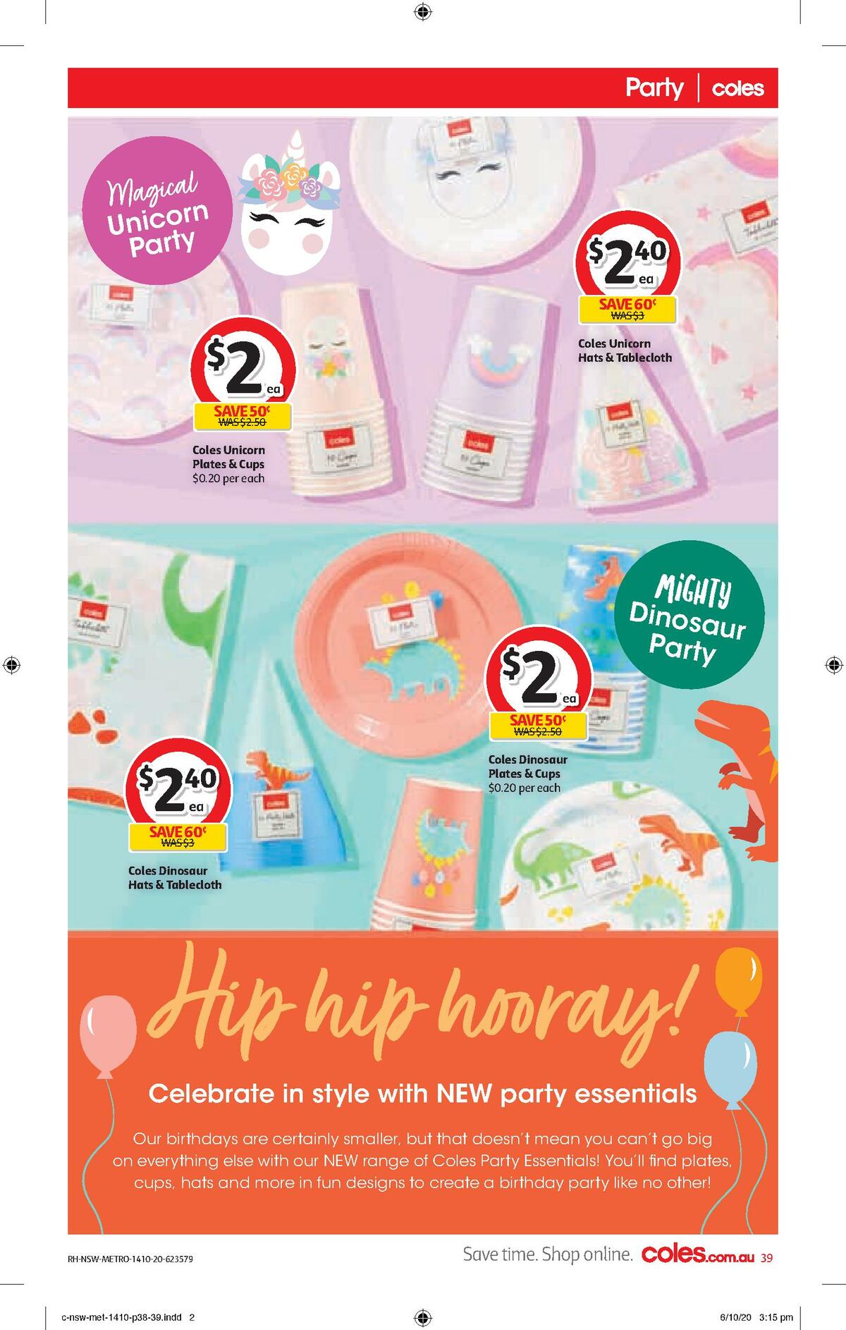 Coles Catalogues from 14 October