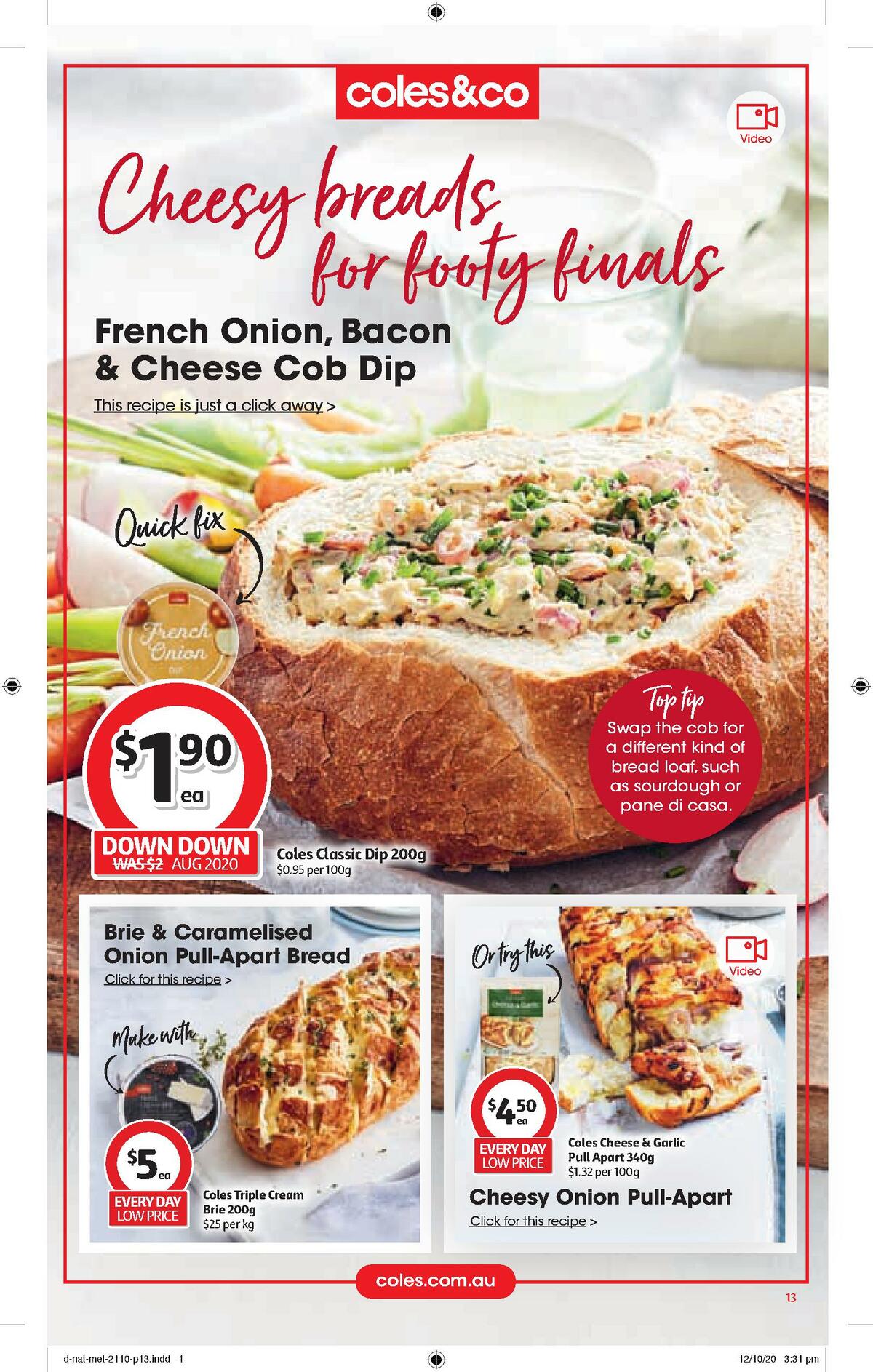 Coles Catalogues from 21 October