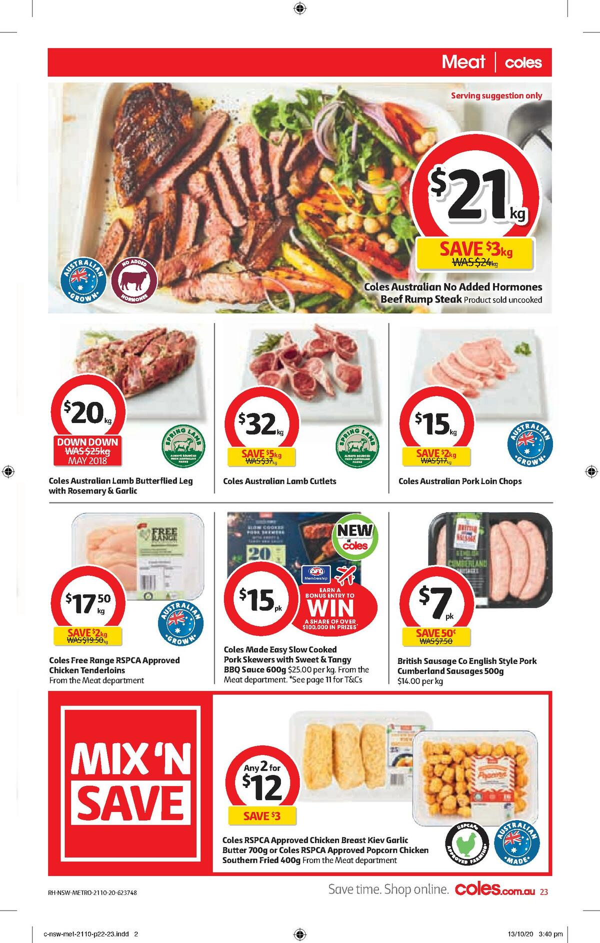 Coles Catalogues from 21 October