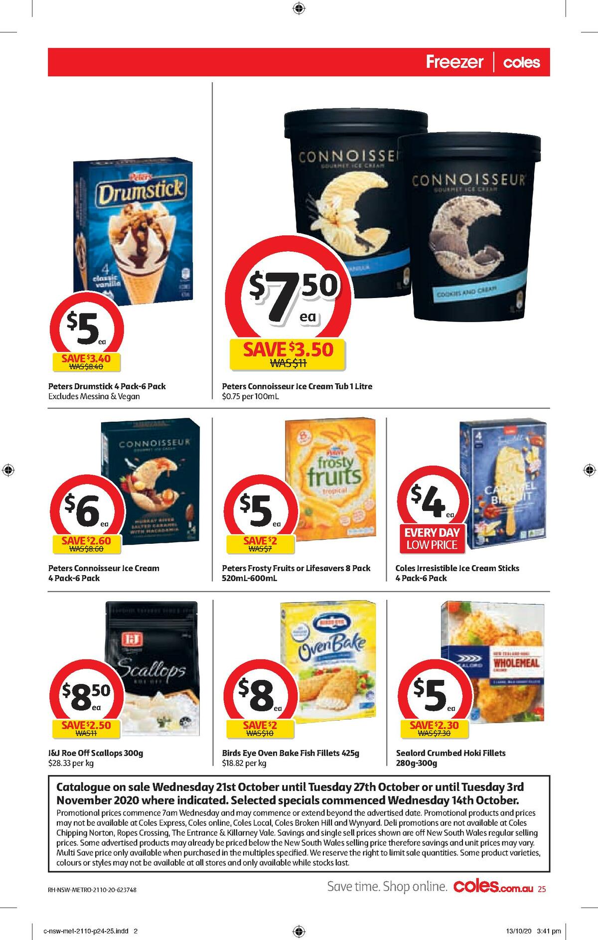 Coles Catalogues from 21 October