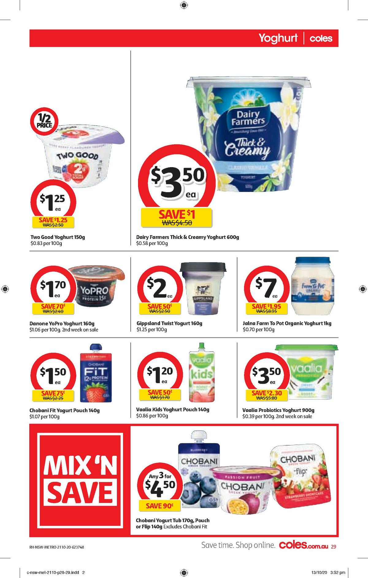 Coles Catalogues from 21 October