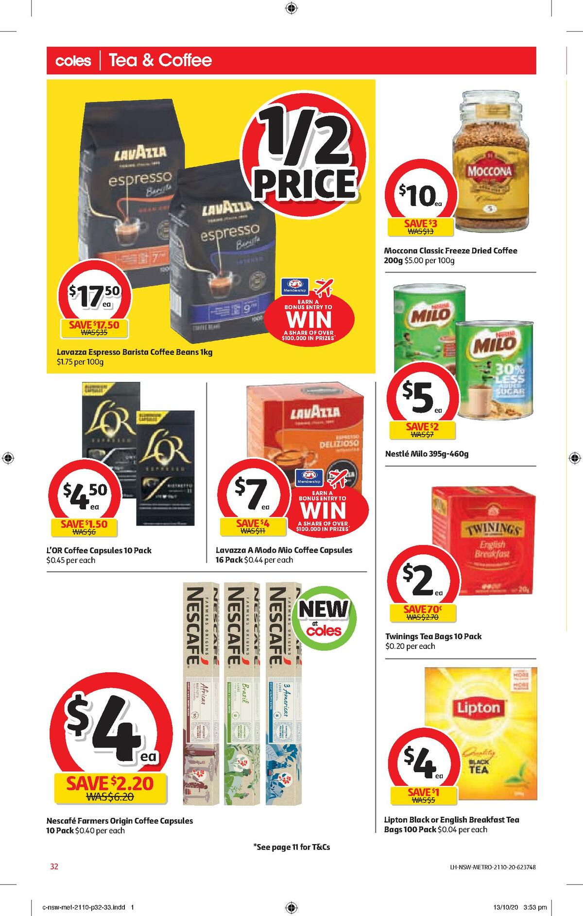 Coles Catalogues from 21 October