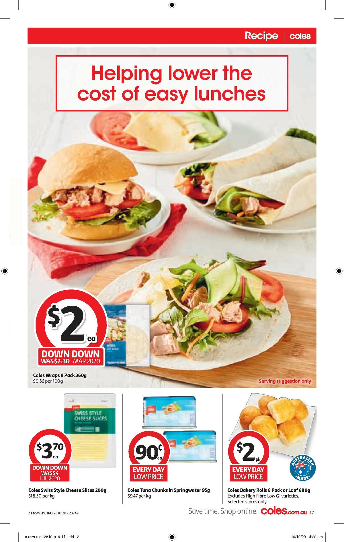 Coles Catalogues from 28 October