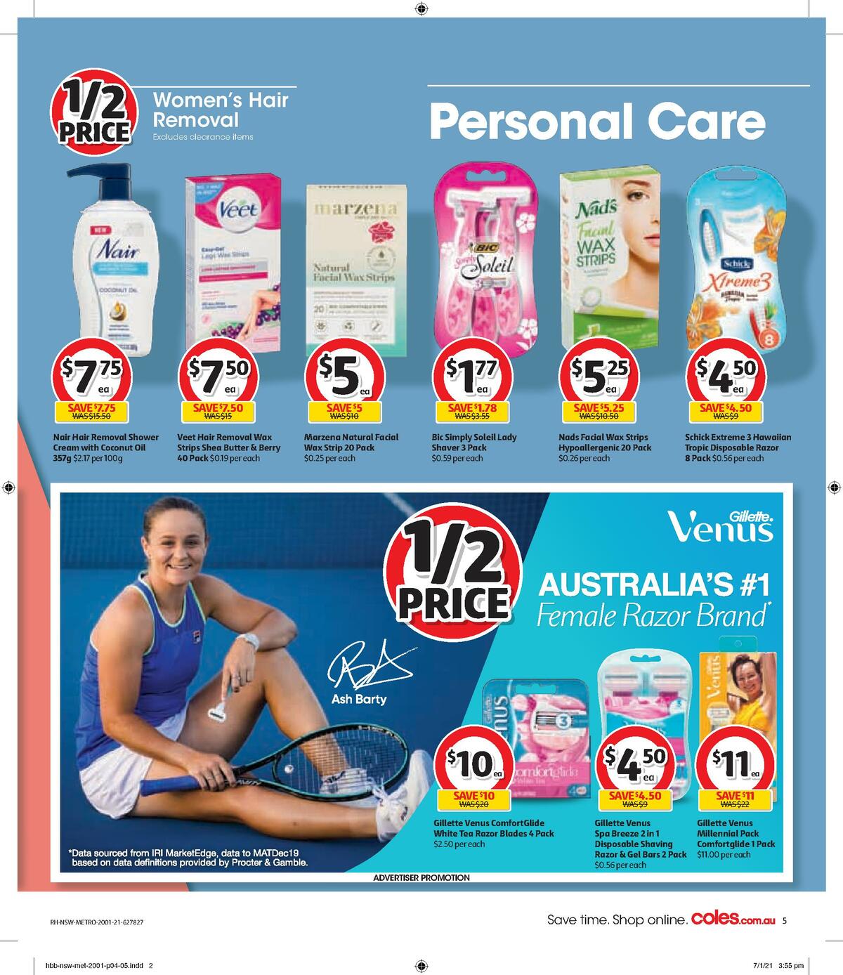 Coles Health & Beauty Catalogues from 20 January