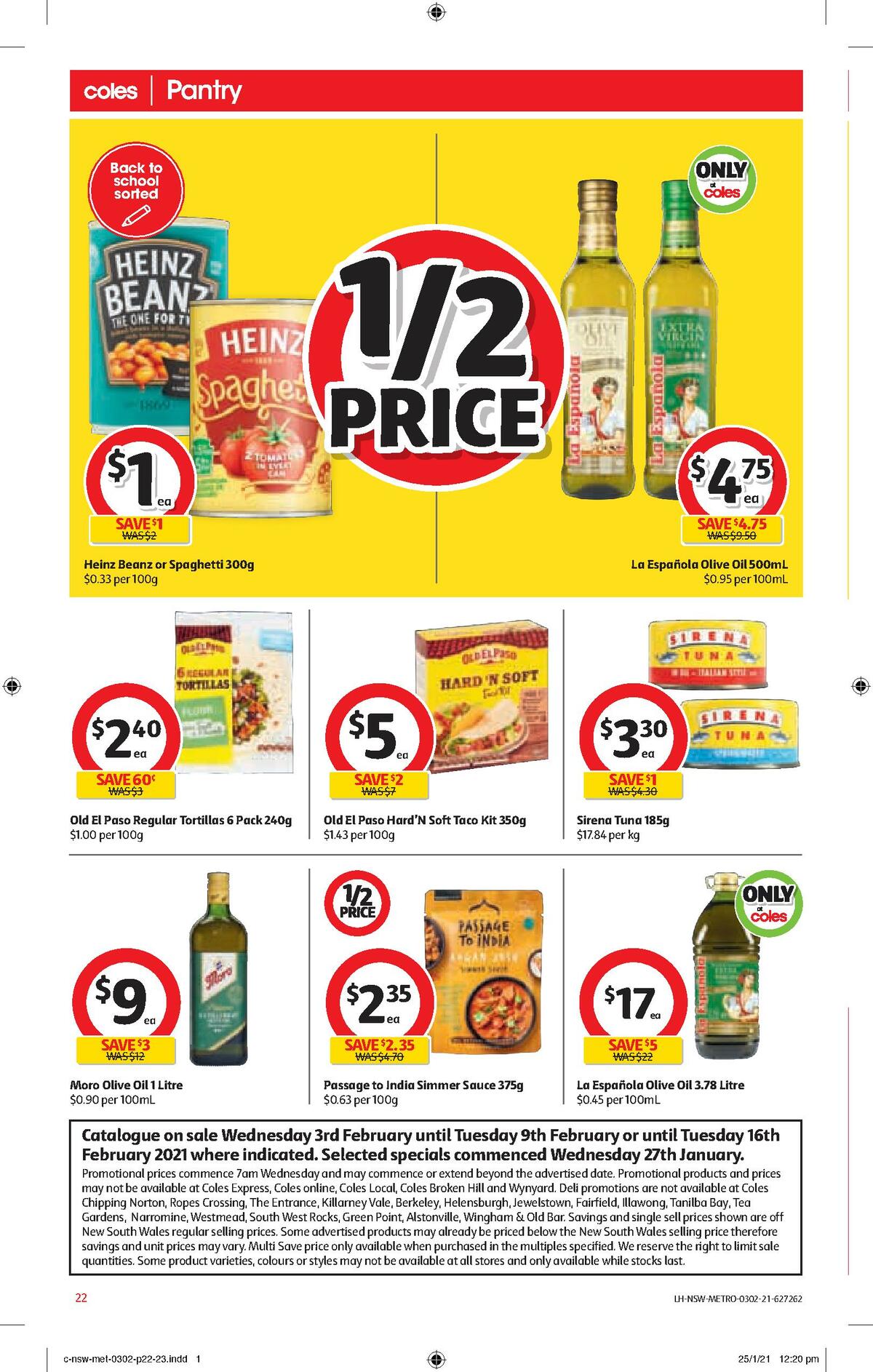 Coles Catalogues from 3 February