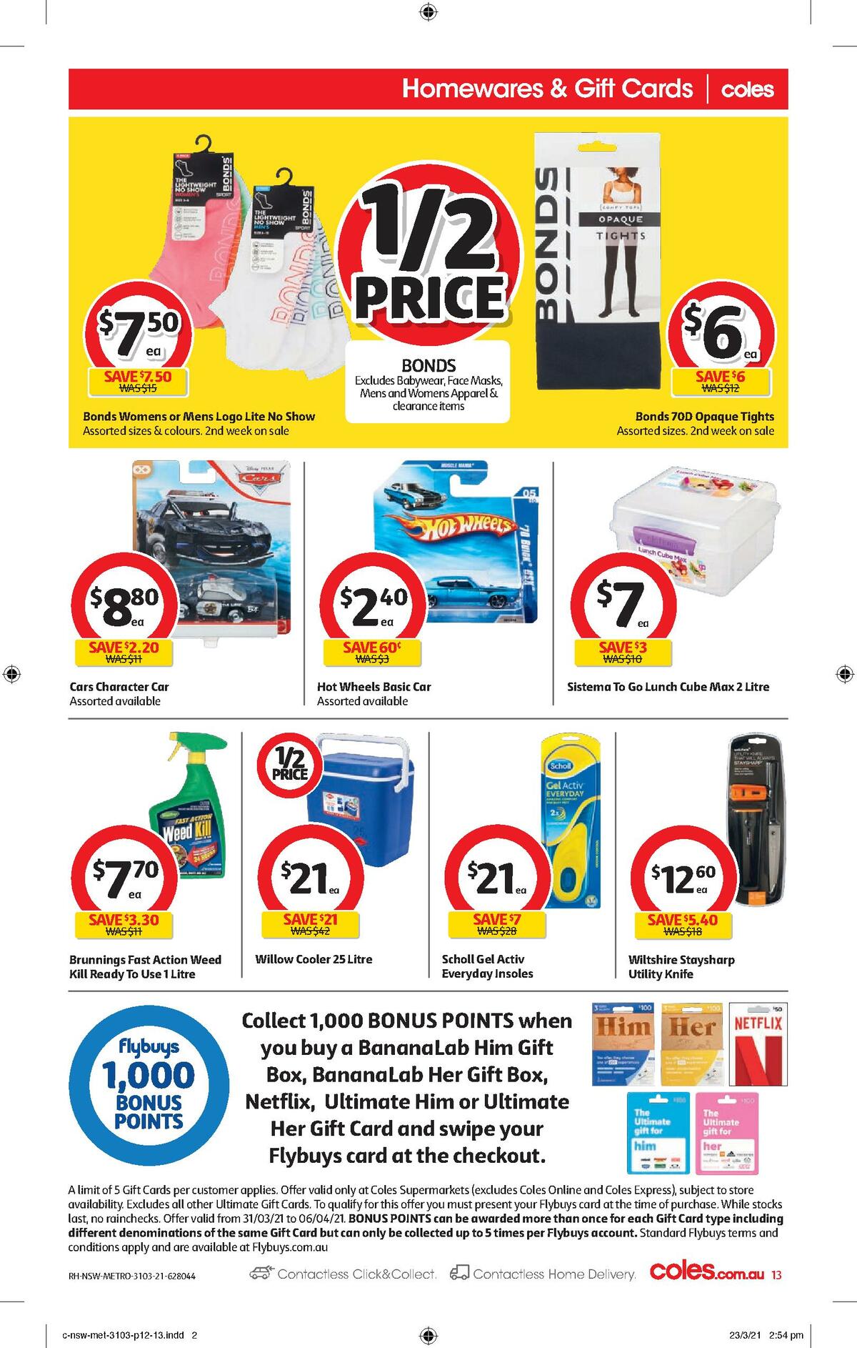 Coles Catalogues from 31 March