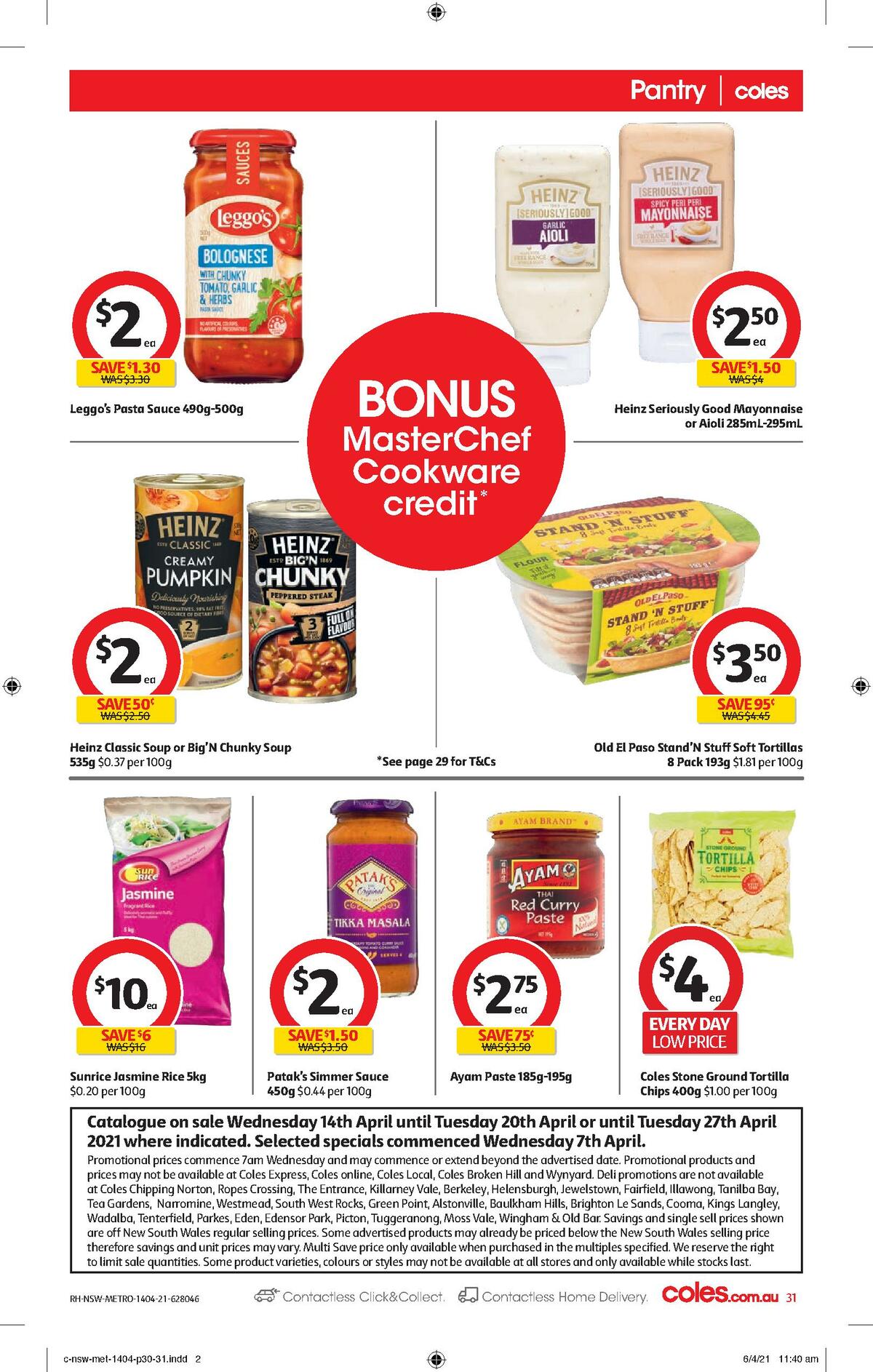 Coles Catalogues from 14 April