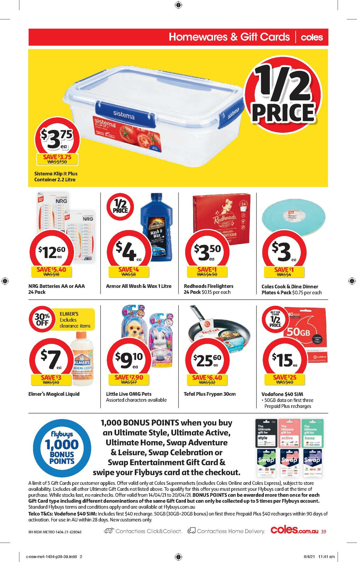 Coles Catalogues from 14 April