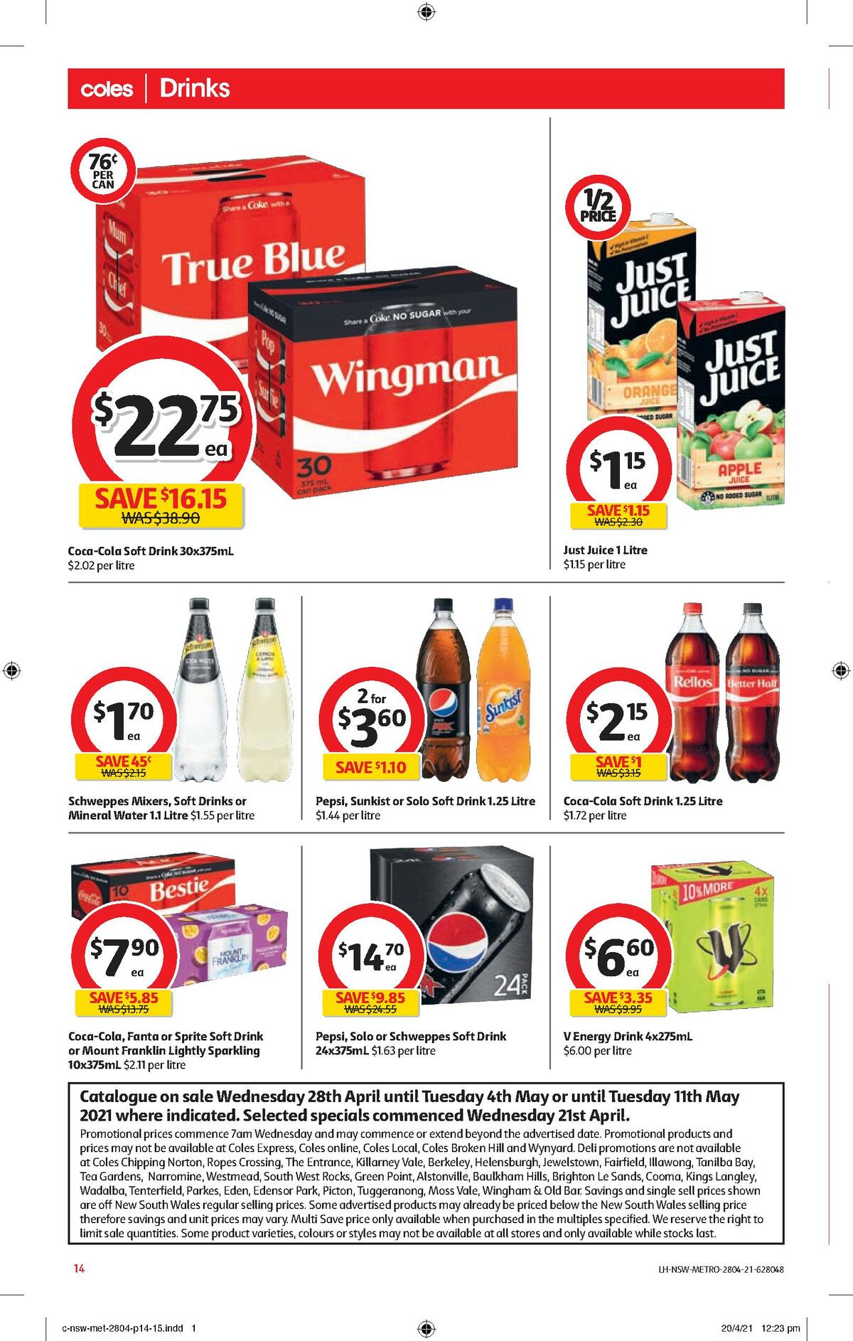 Coles Catalogues from 28 April