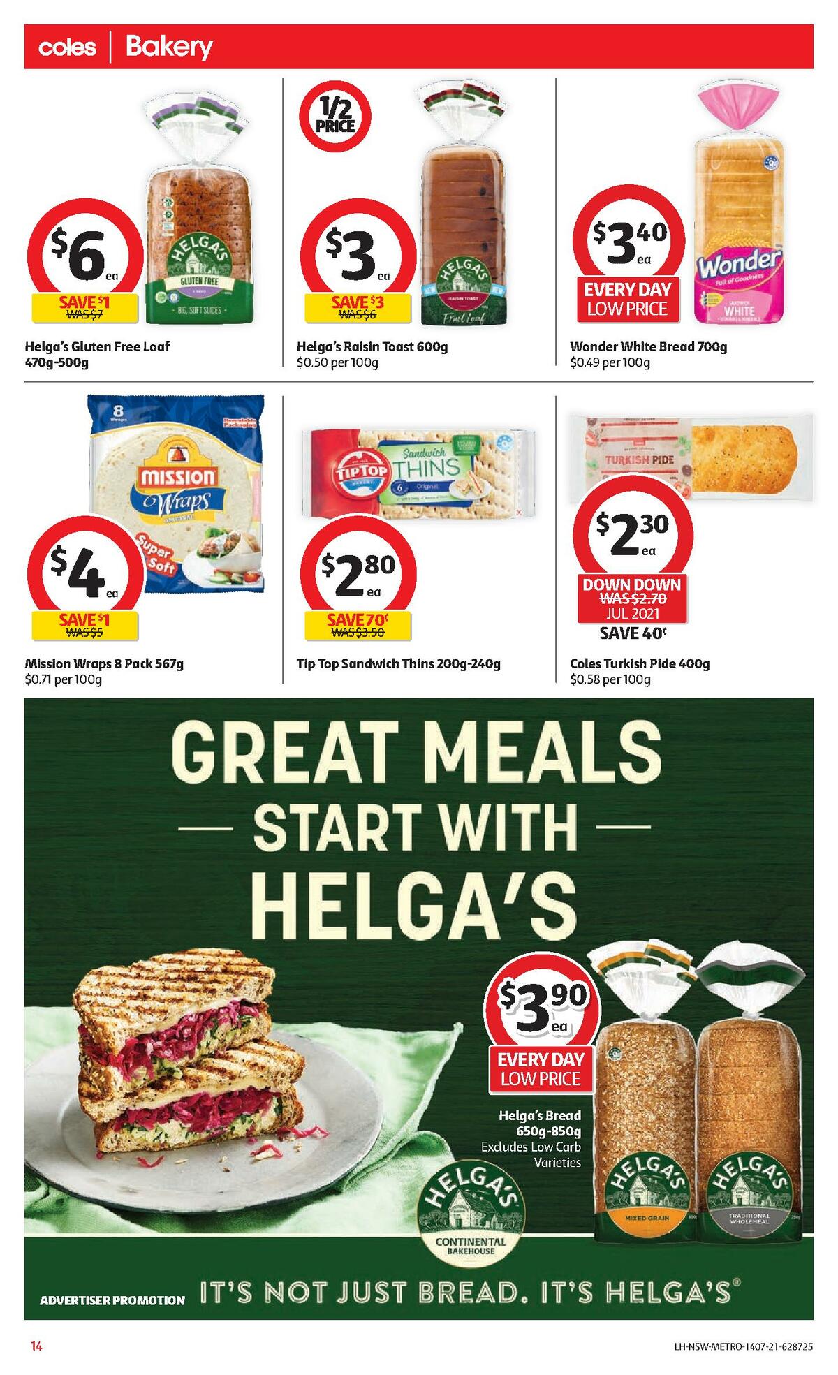 Coles Catalogues from 14 July