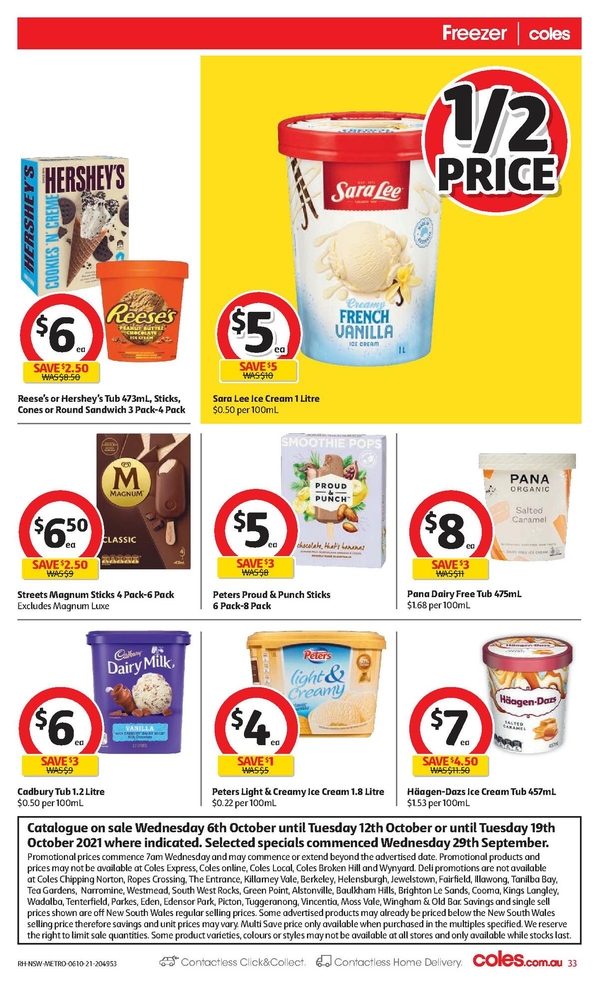 Coles Catalogues from 6 October