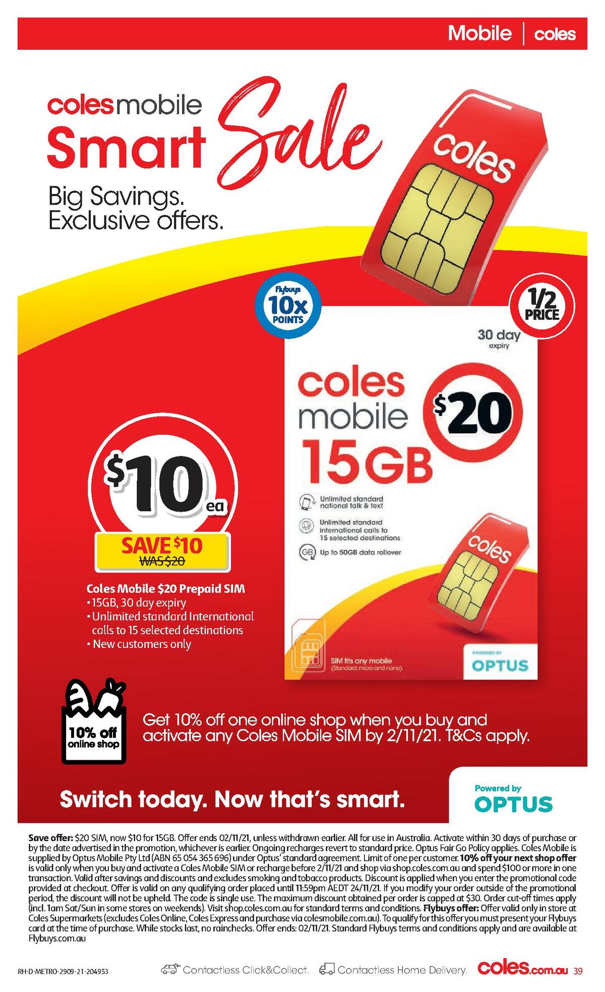 Coles Catalogues from 6 October