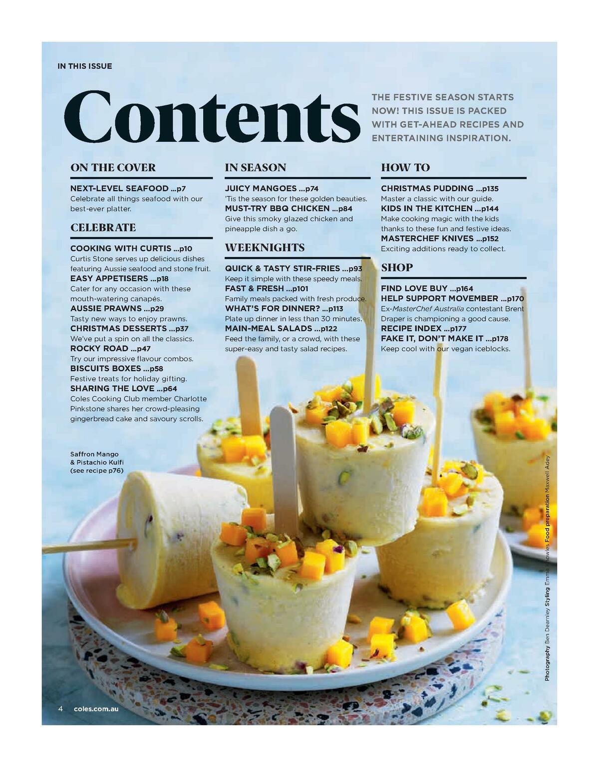 Coles Magazine November Catalogues from 1 November