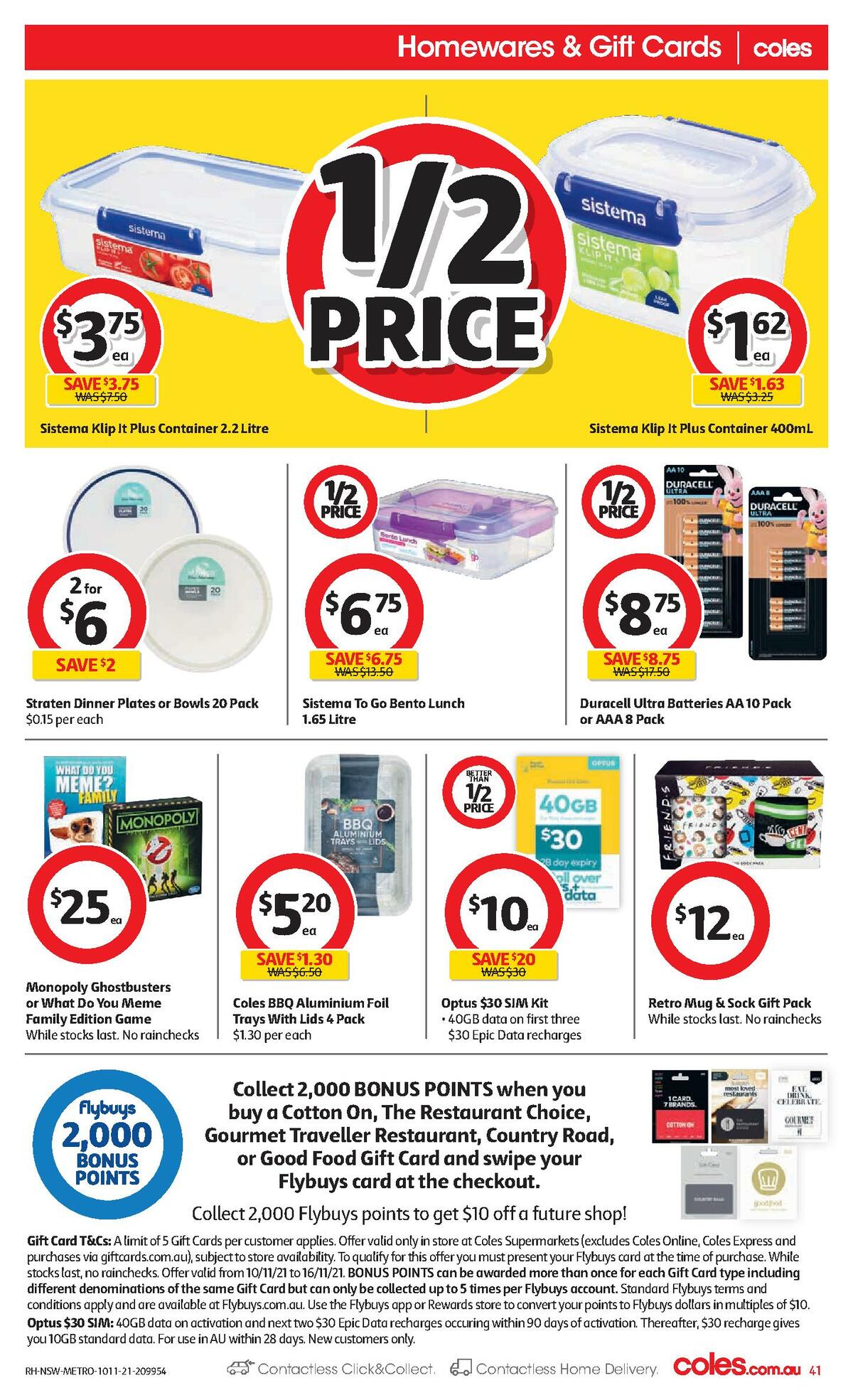 Coles Catalogues from 10 November