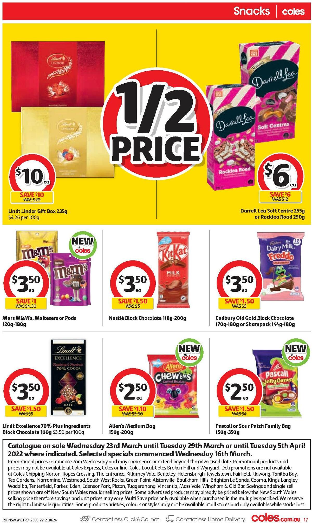 Coles Catalogues from 23 March