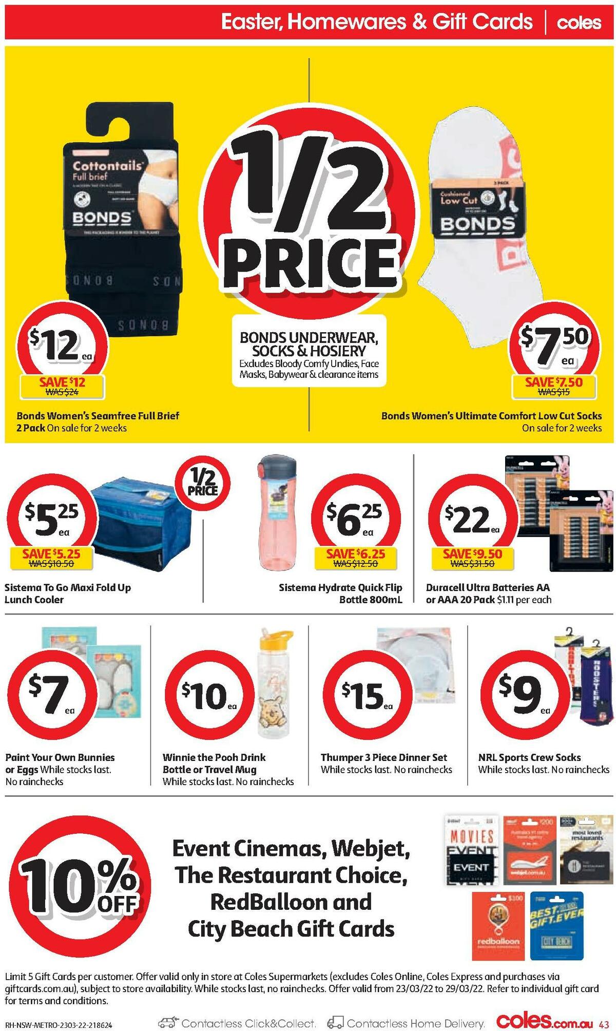 Coles Catalogues from 23 March