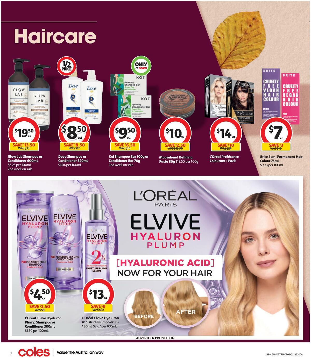 Coles Health & Beauty NSW METRO Catalogues from 1 March