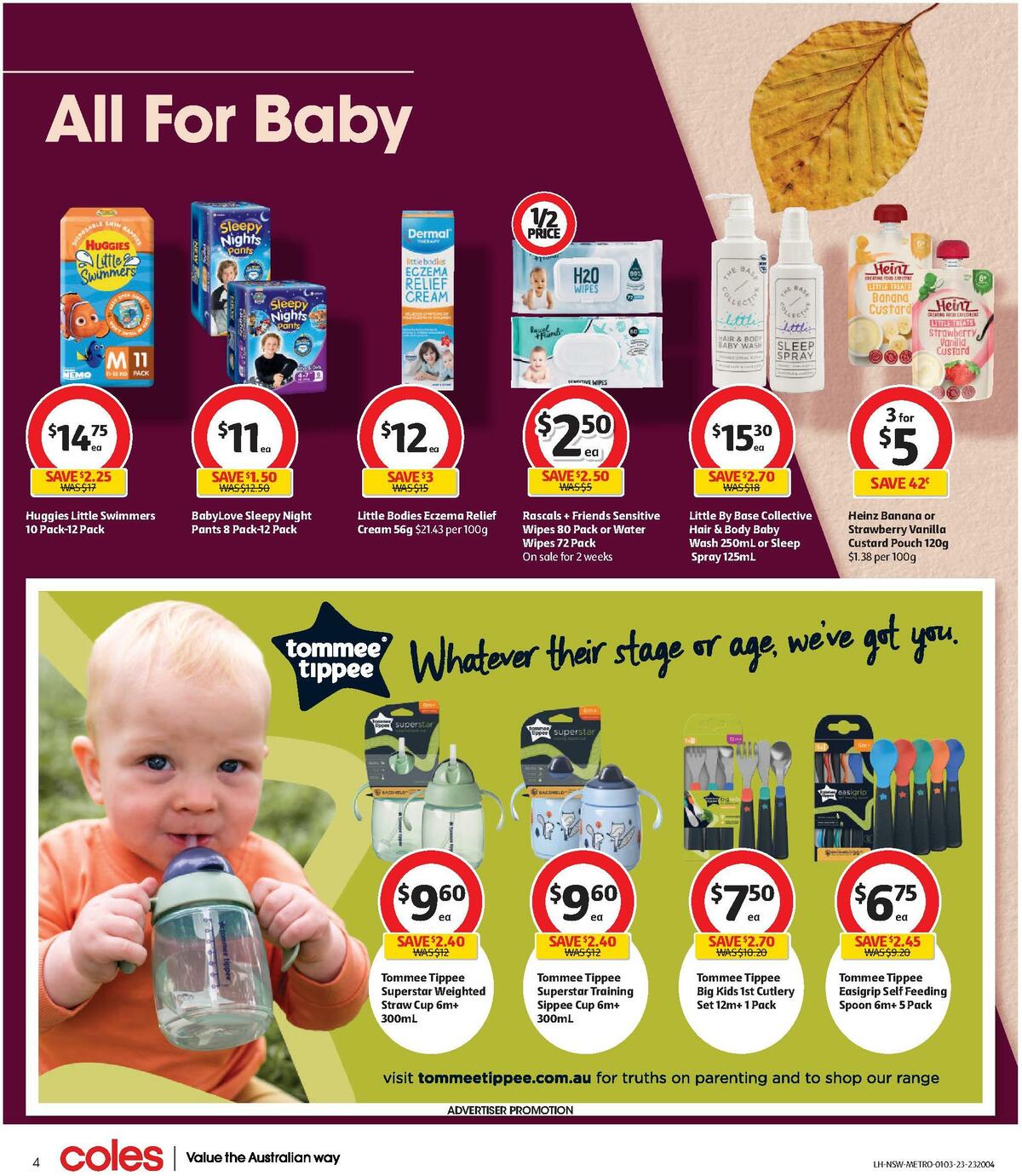 Coles Health & Beauty NSW METRO Catalogues from 1 March