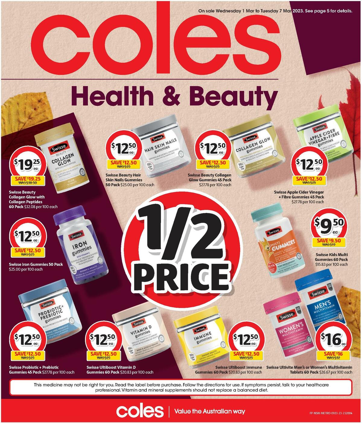 Coles Health & Beauty NSW METRO Catalogues from 1 March