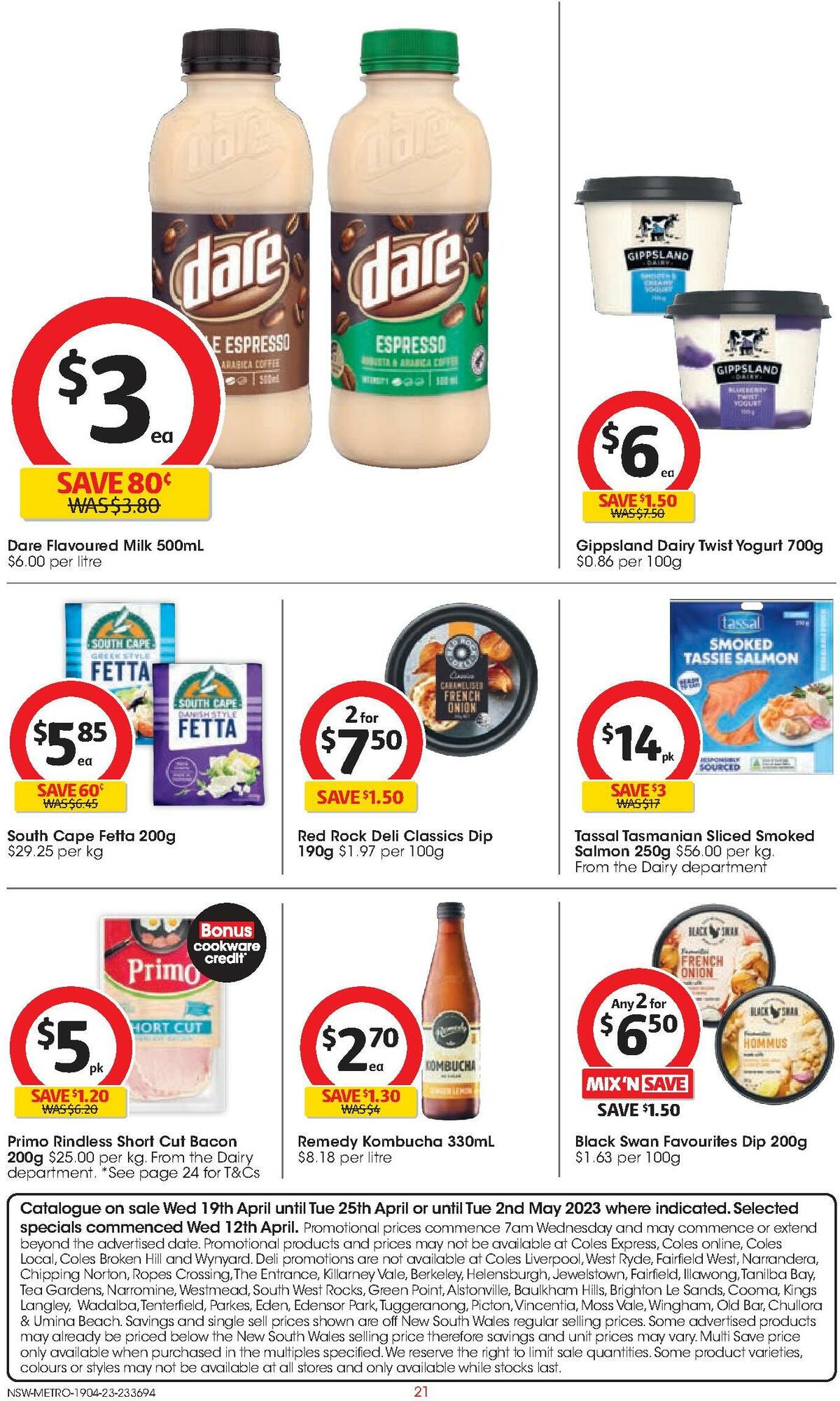 Coles Catalogues from 19 April