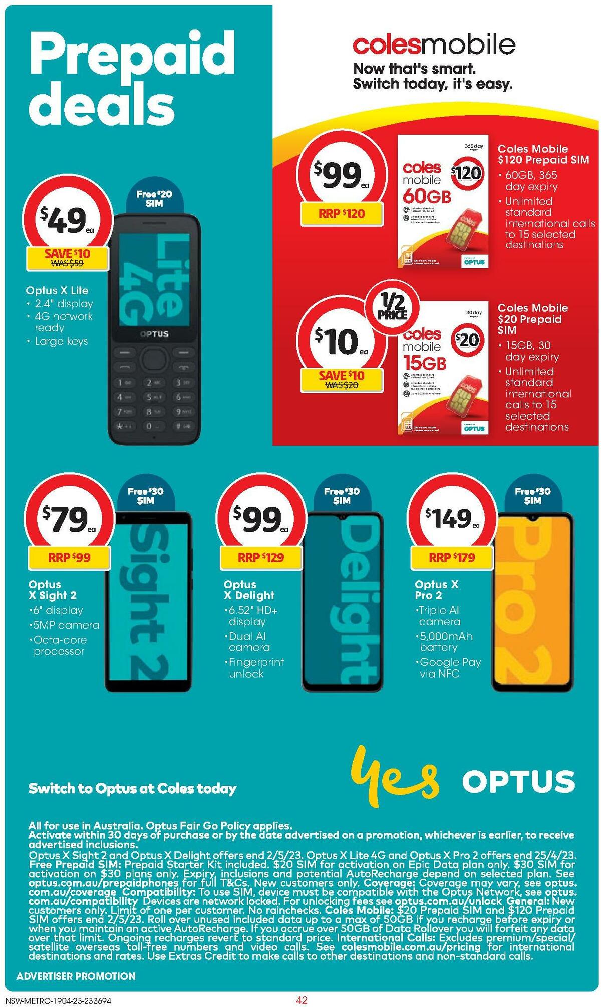 Coles Catalogues from 19 April