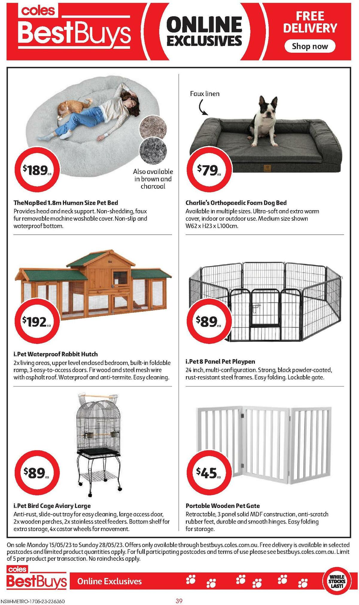 Coles Catalogues from 17 May