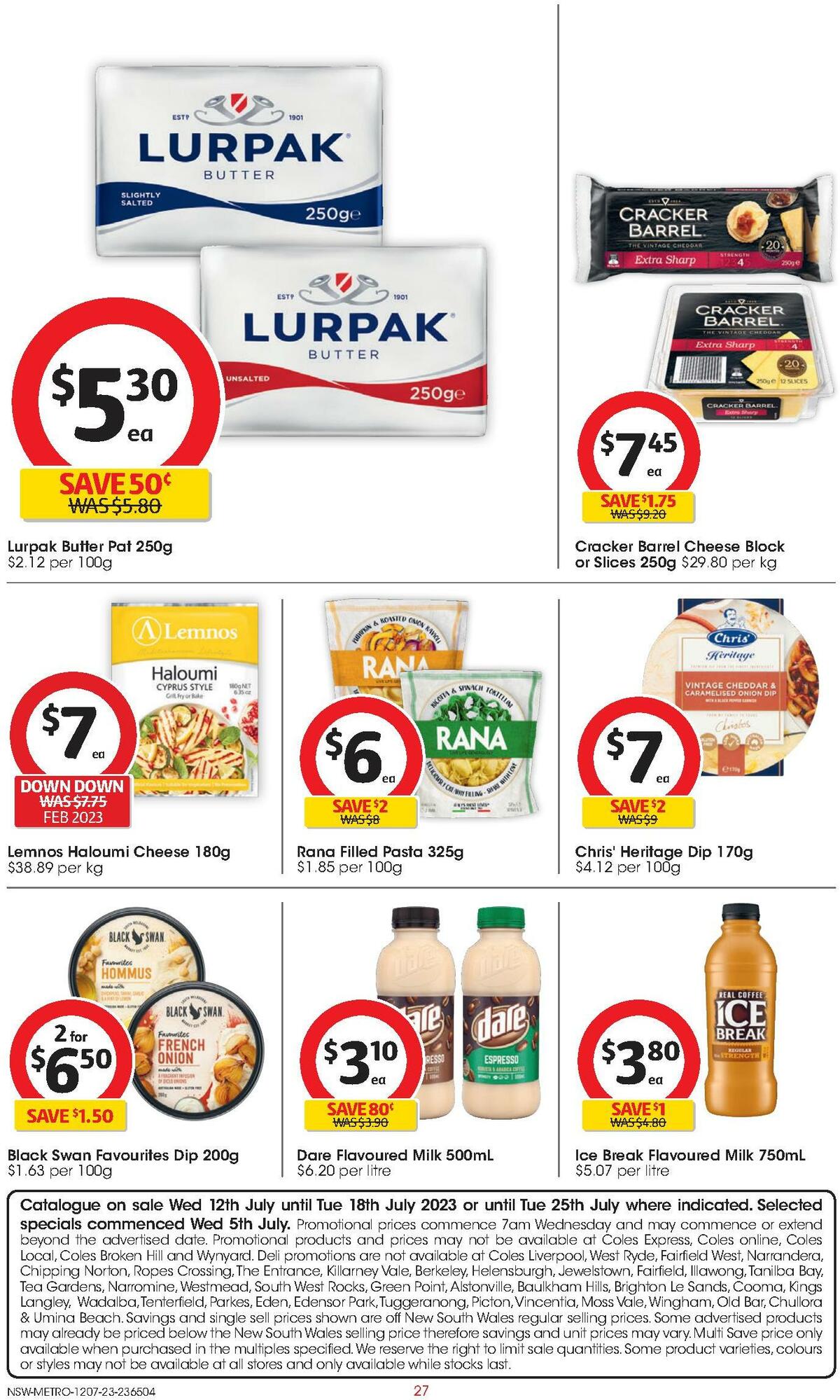 Coles Catalogues from 12 July