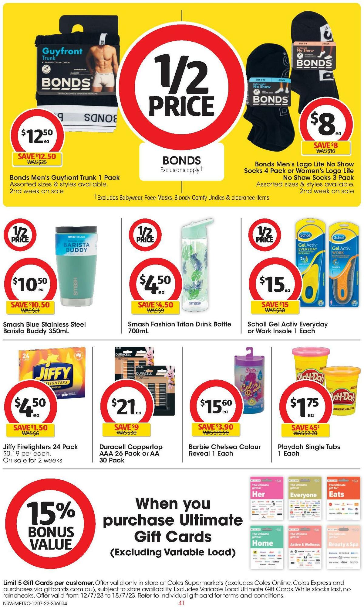 Coles Catalogues from 12 July