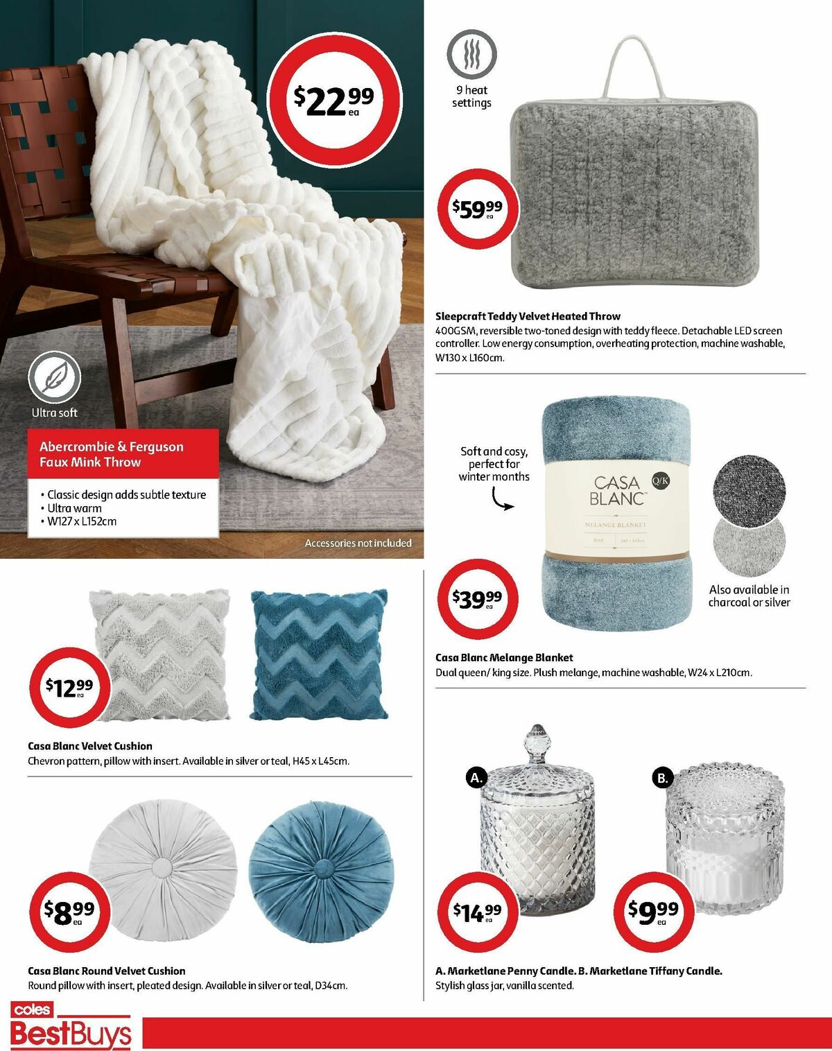 Coles Best Buys - Luxury Bedroom Catalogues from 4 August