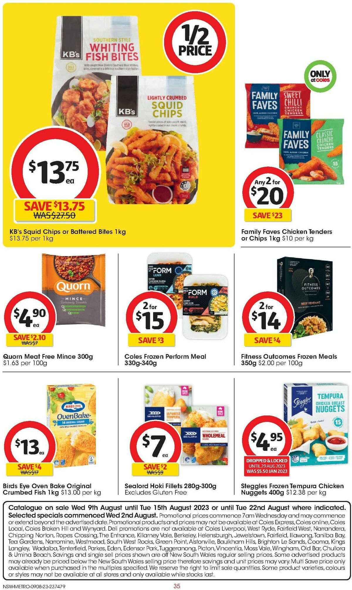 Coles Catalogues from 9 August