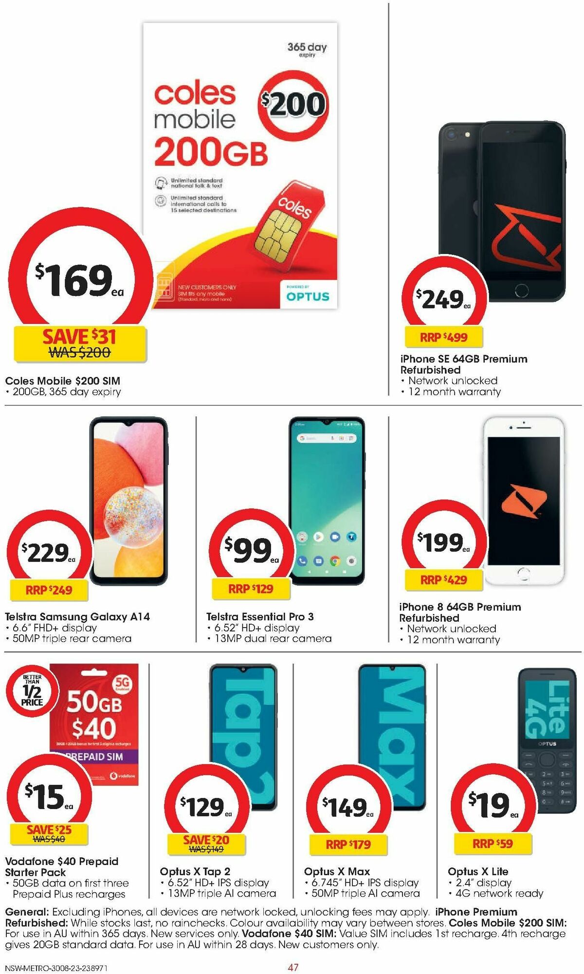 Coles Catalogues from 30 August