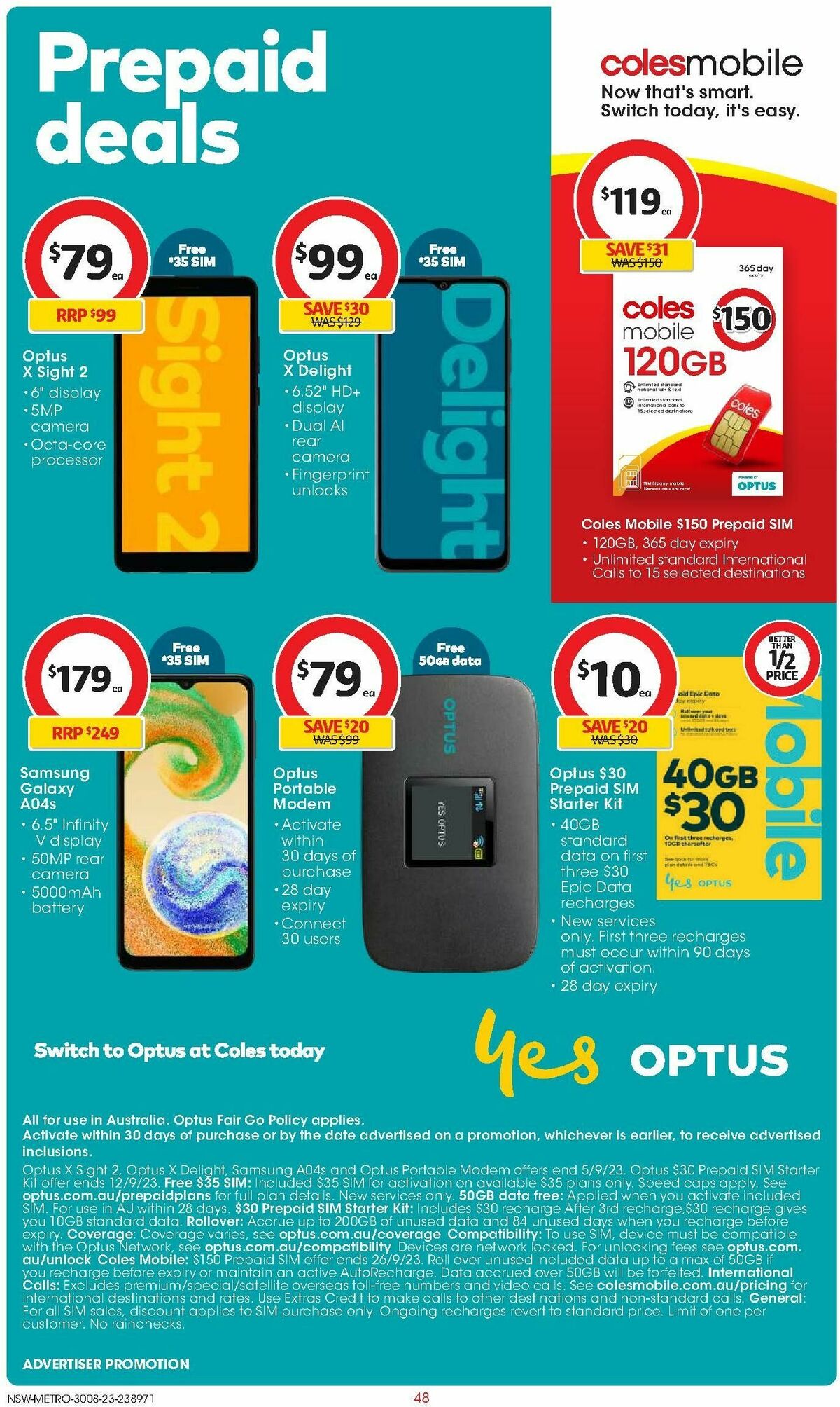 Coles Catalogues from 30 August