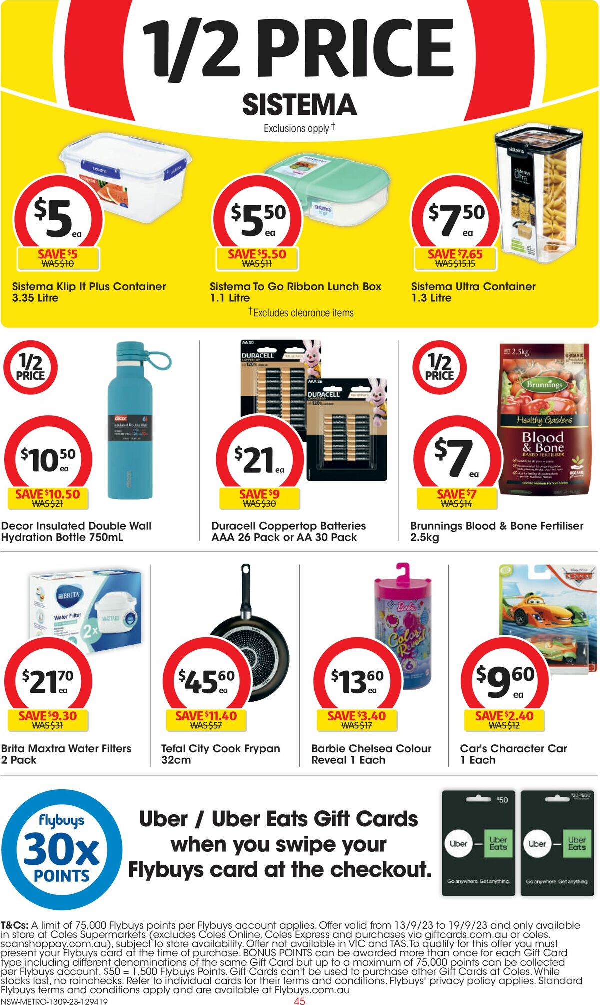 Coles Catalogues from 13 September