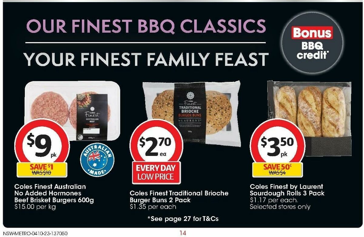 Coles Catalogues from 4 October