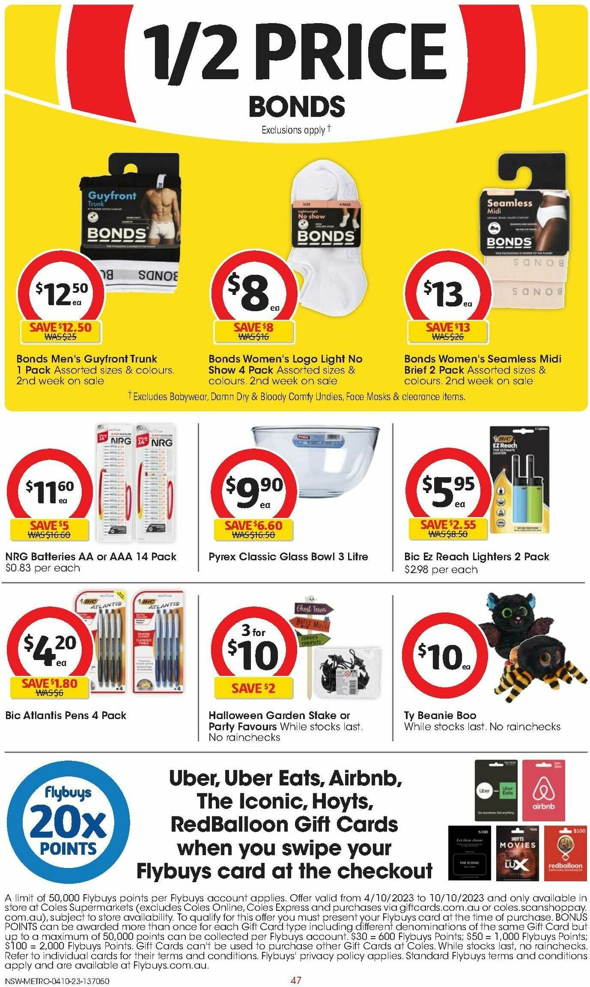 Coles Catalogues from 4 October