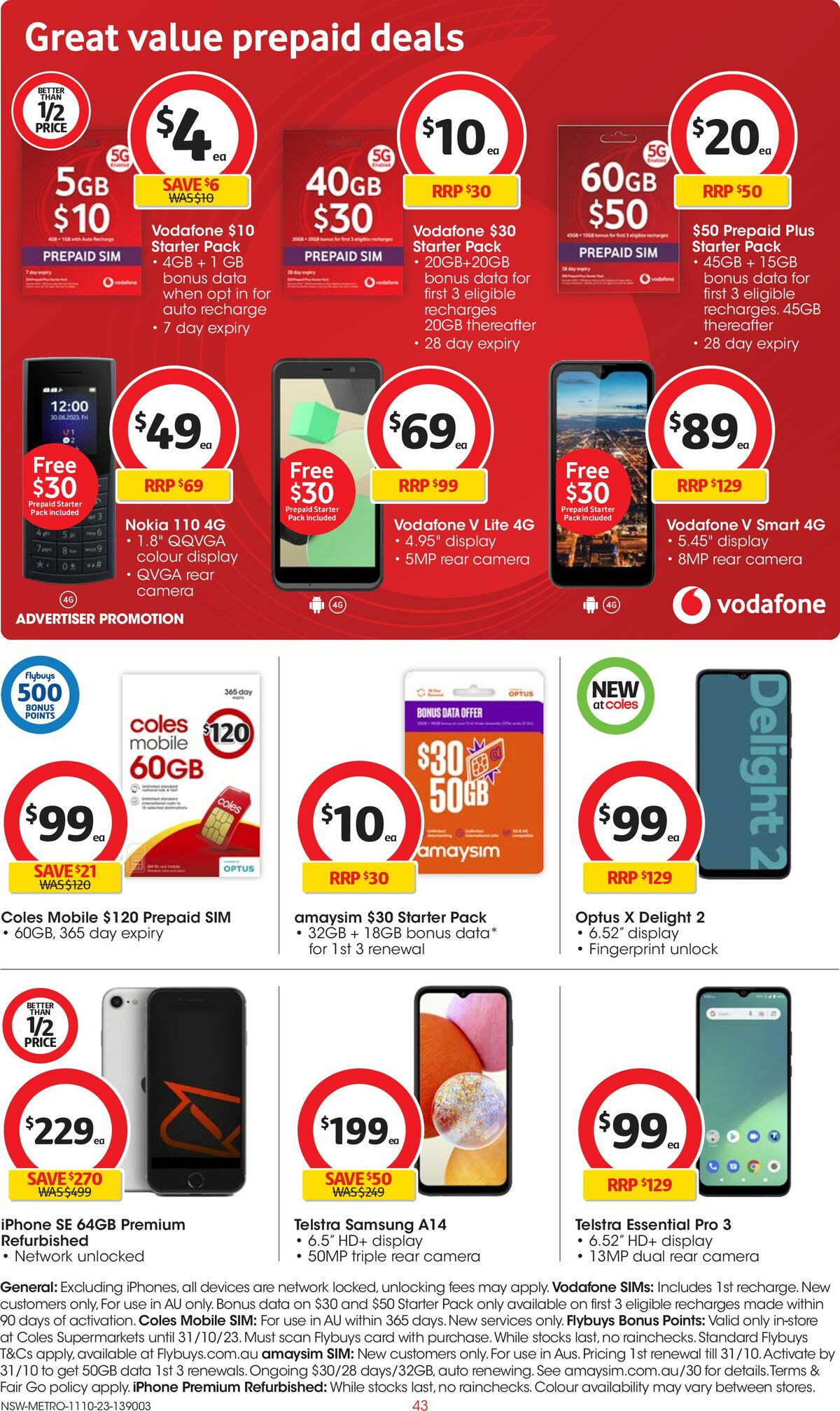 Coles Catalogues from 11 October