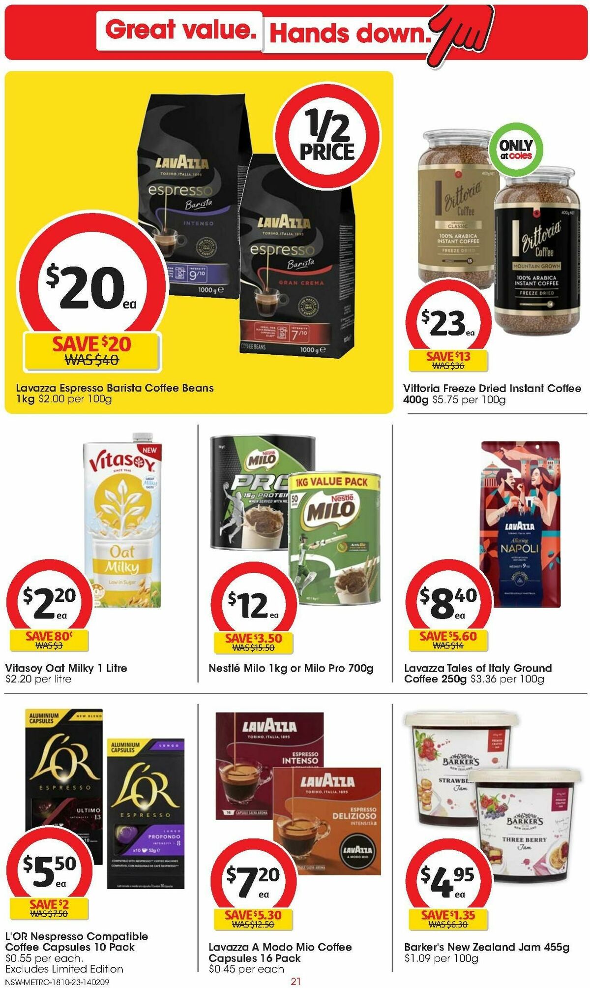 Coles Catalogues from 18 October