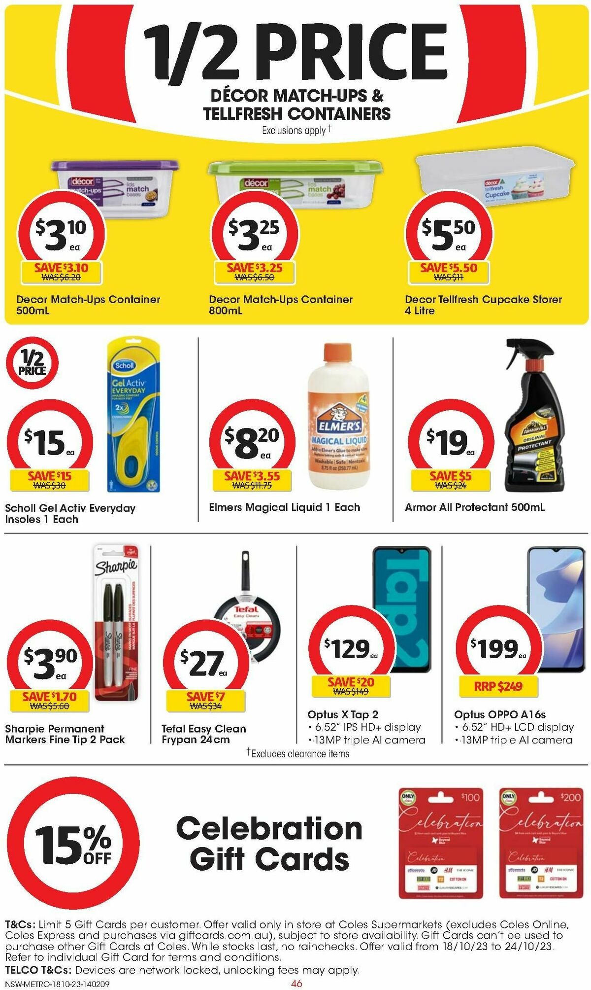 Coles Catalogues from 18 October