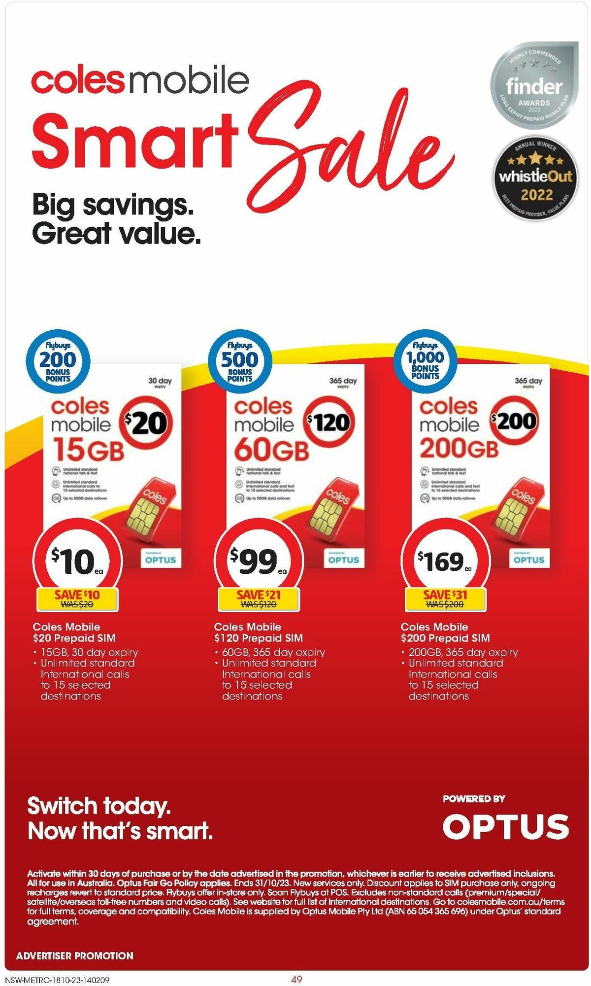 Coles Catalogues from 18 October