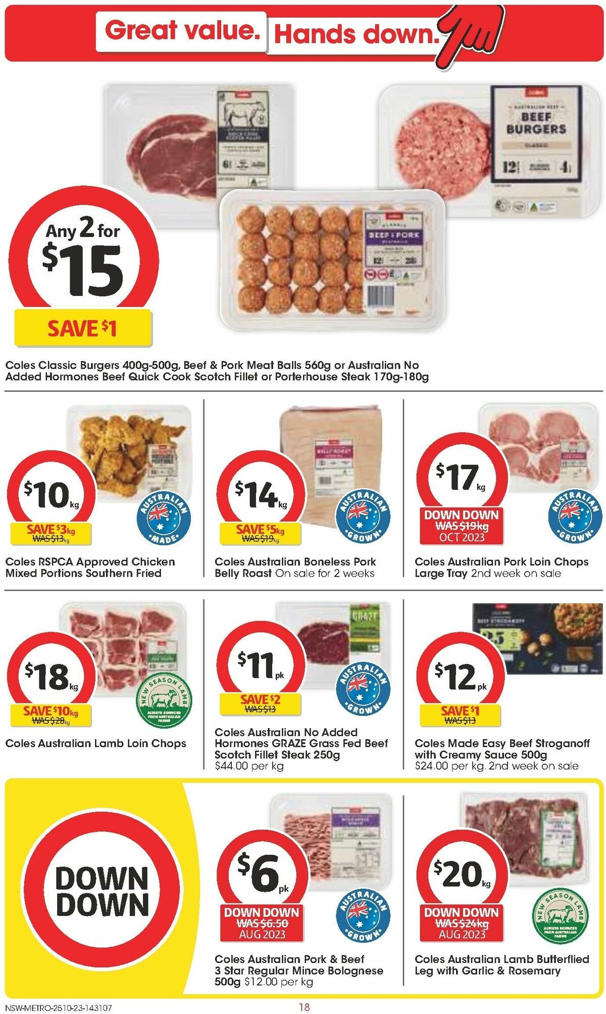 Coles Catalogues from 25 October