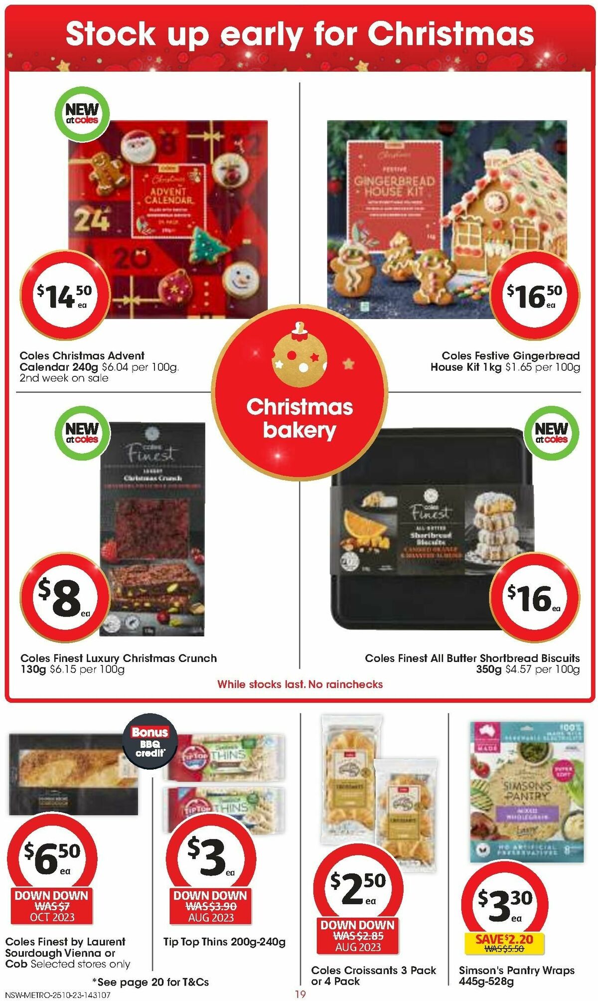 Coles Catalogues from 25 October