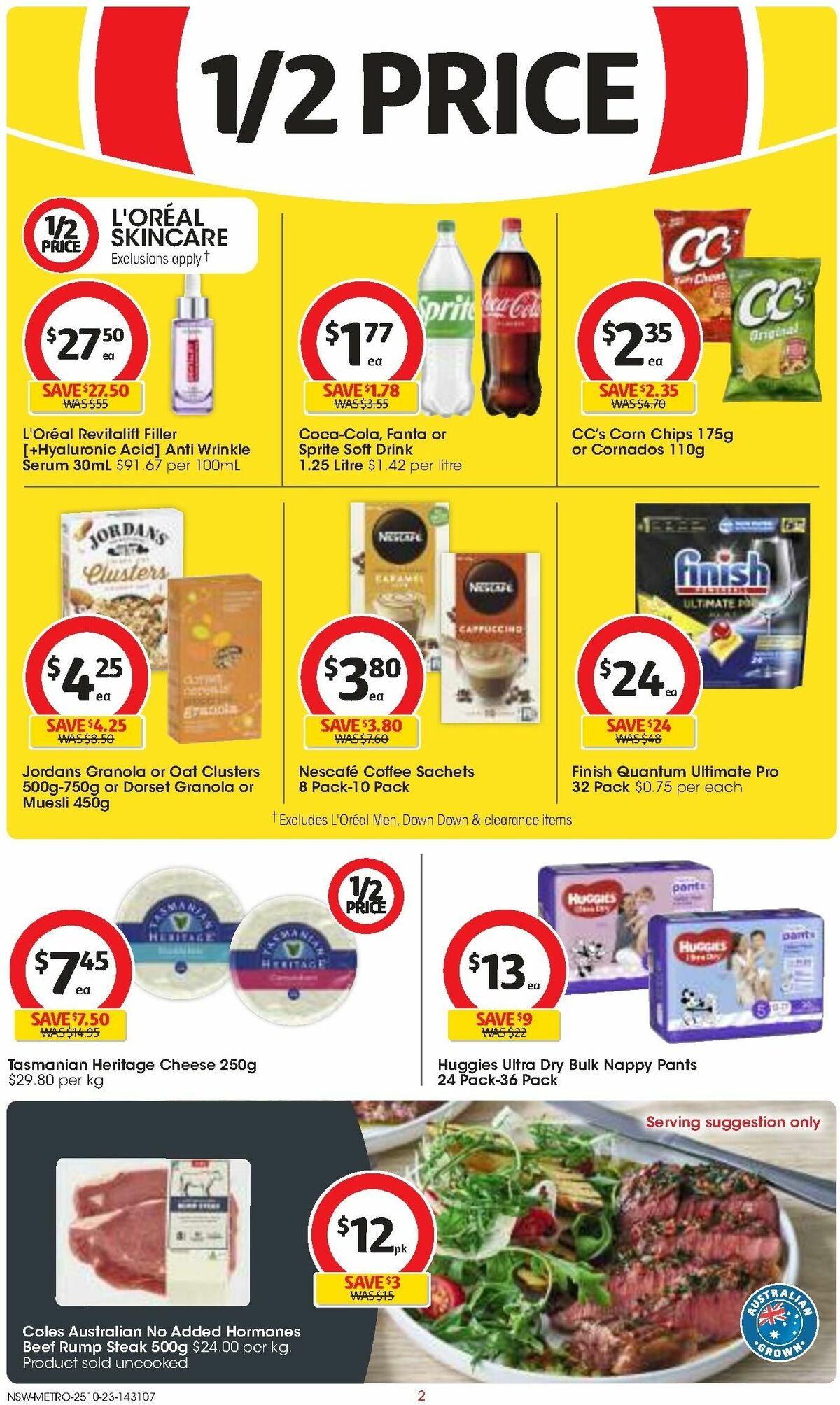 Coles Catalogues from 25 October