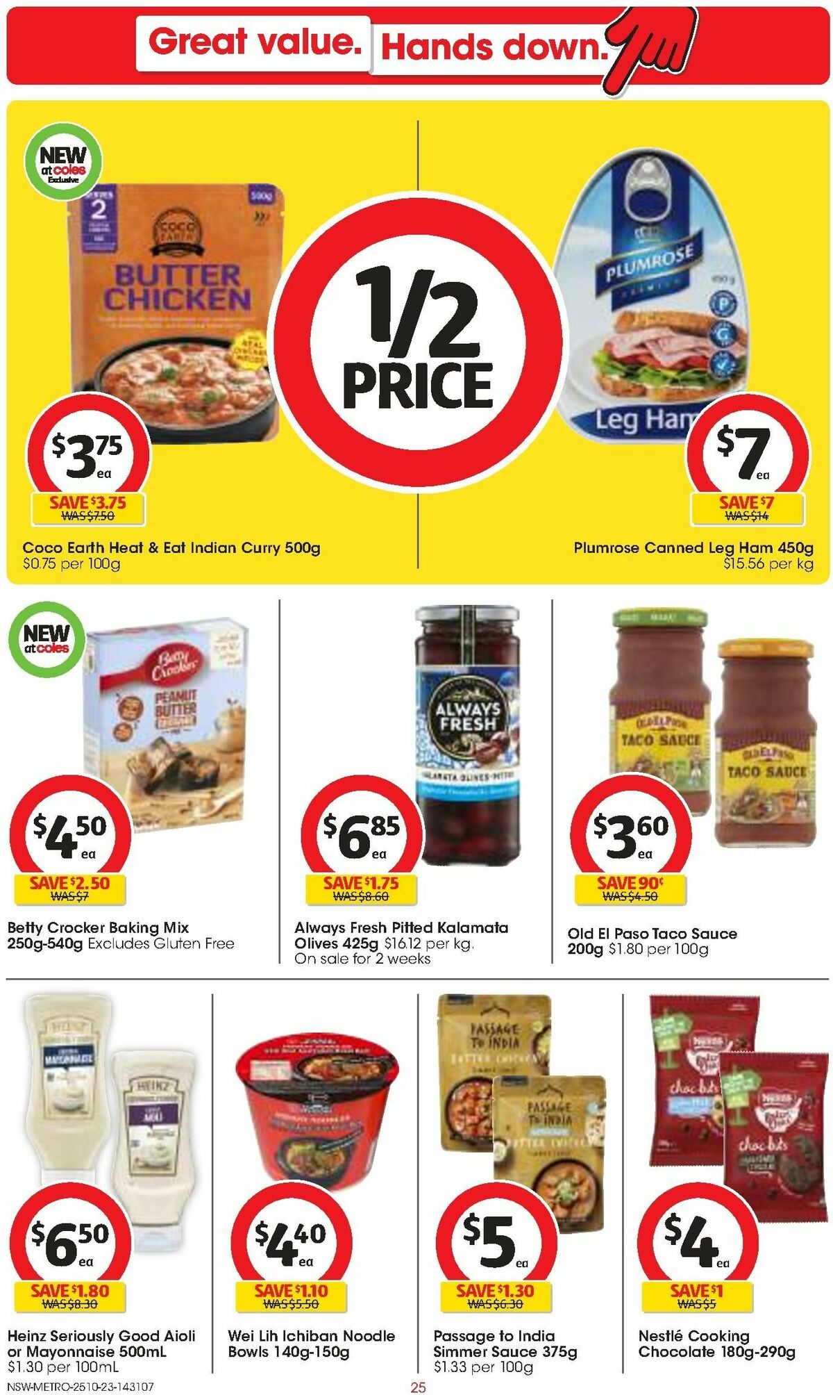 Coles Catalogues from 25 October