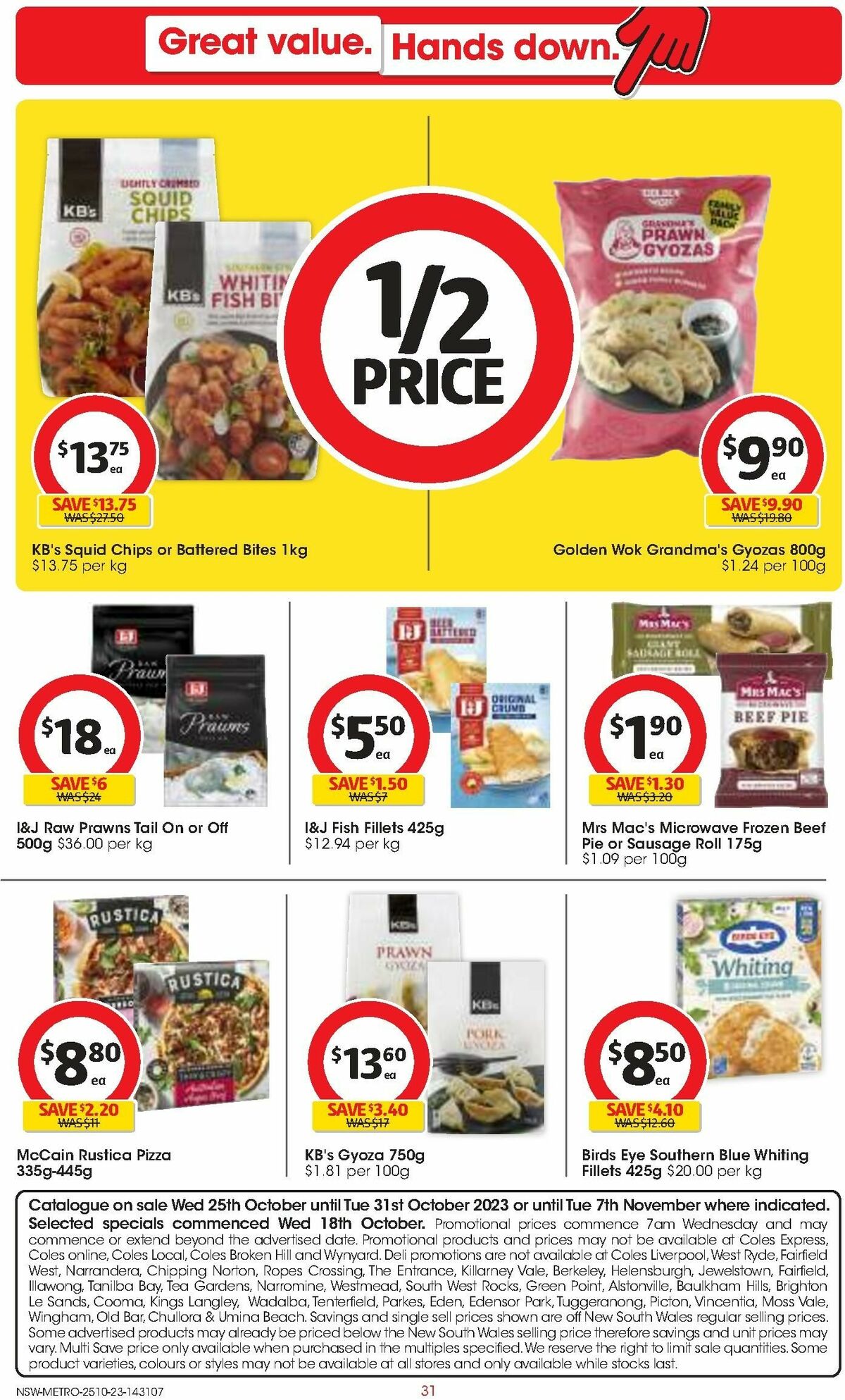 Coles Catalogues from 25 October